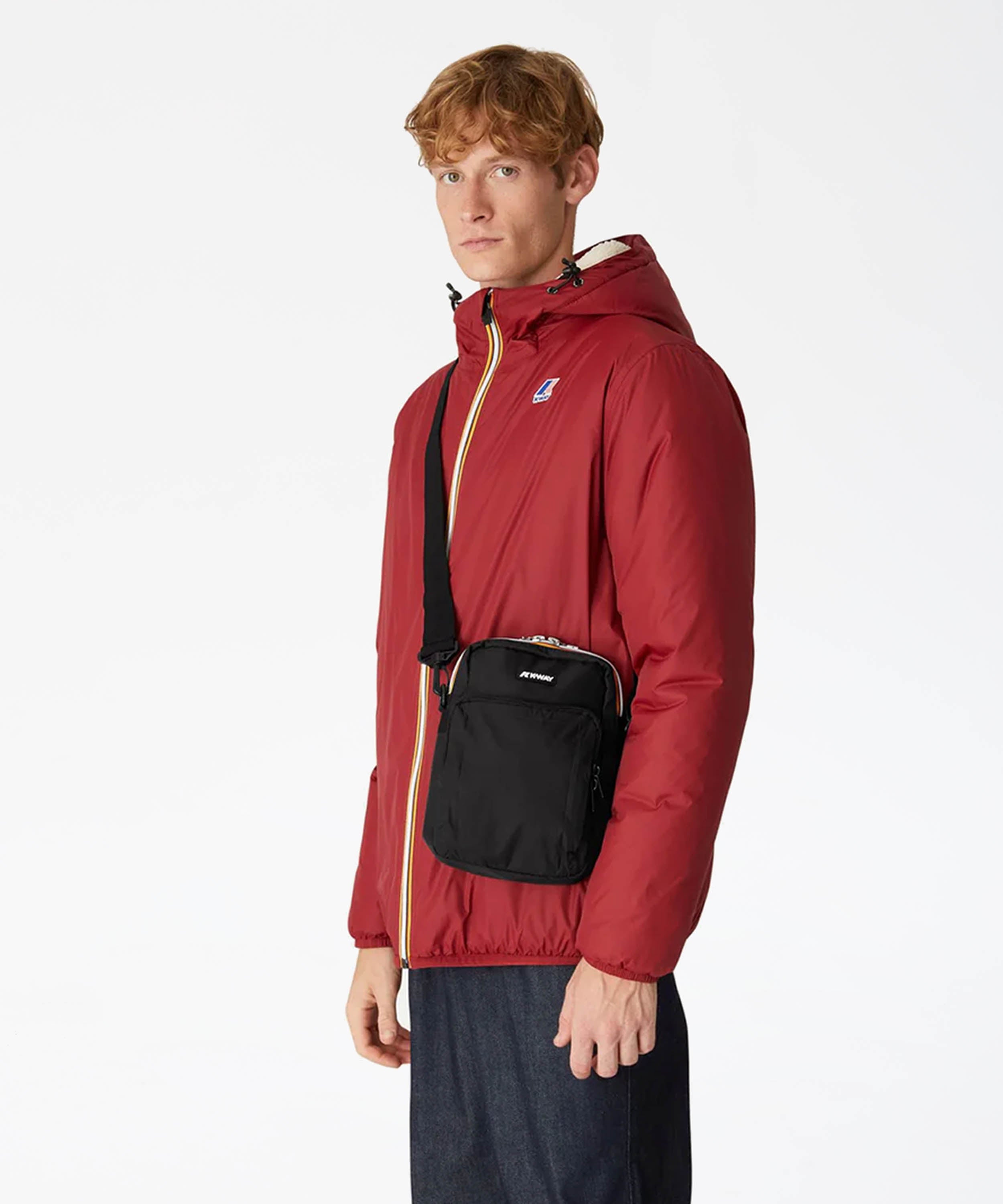 Tracolle K-WAY Borsa a Spalla Impermeabile Nero | K-WAY