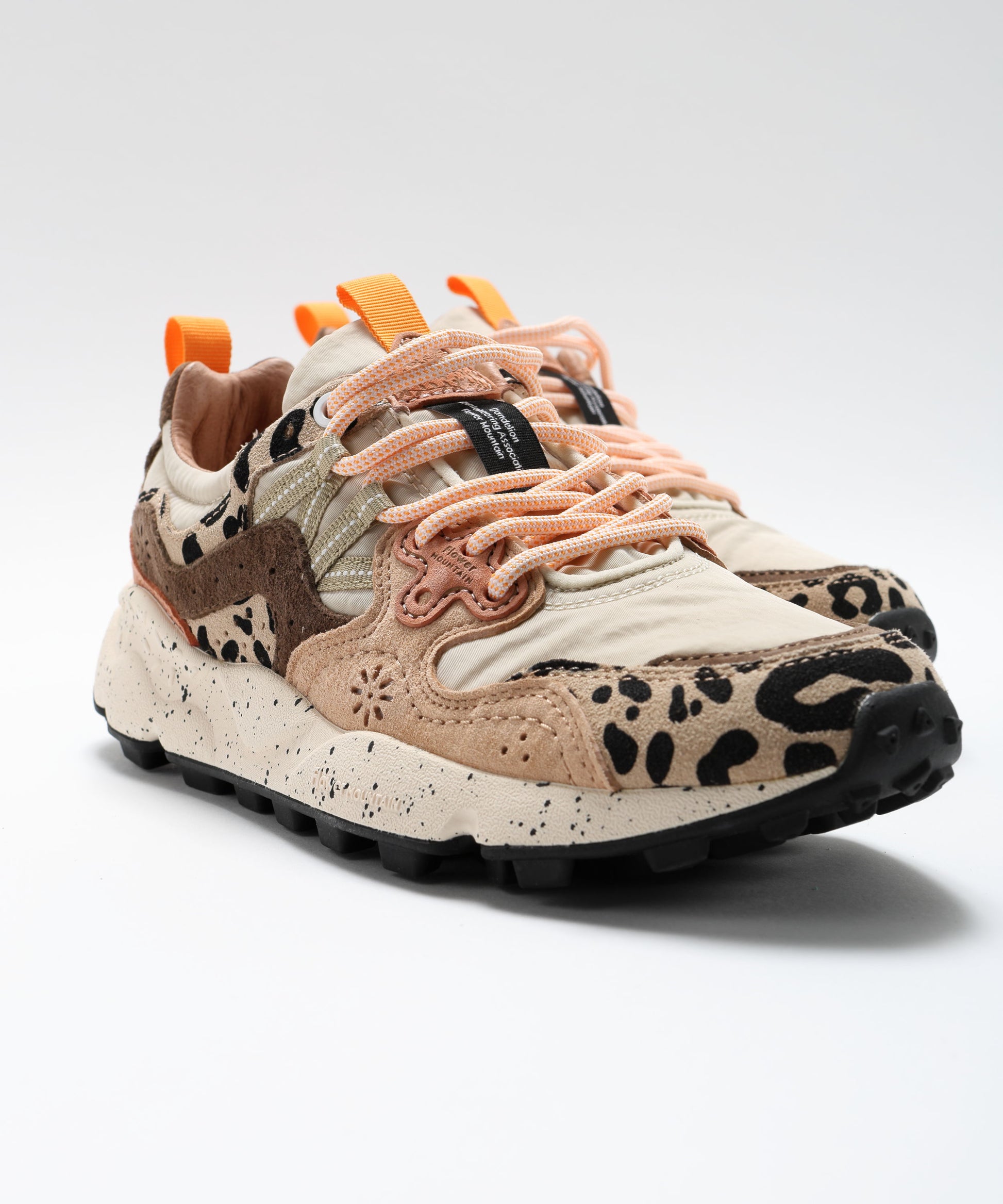 Sneakers FLOWER MOUNTAIN Yamano 3 sneakers in suede and technical fabric Multicolor | FLOWER MOUNTAIN
