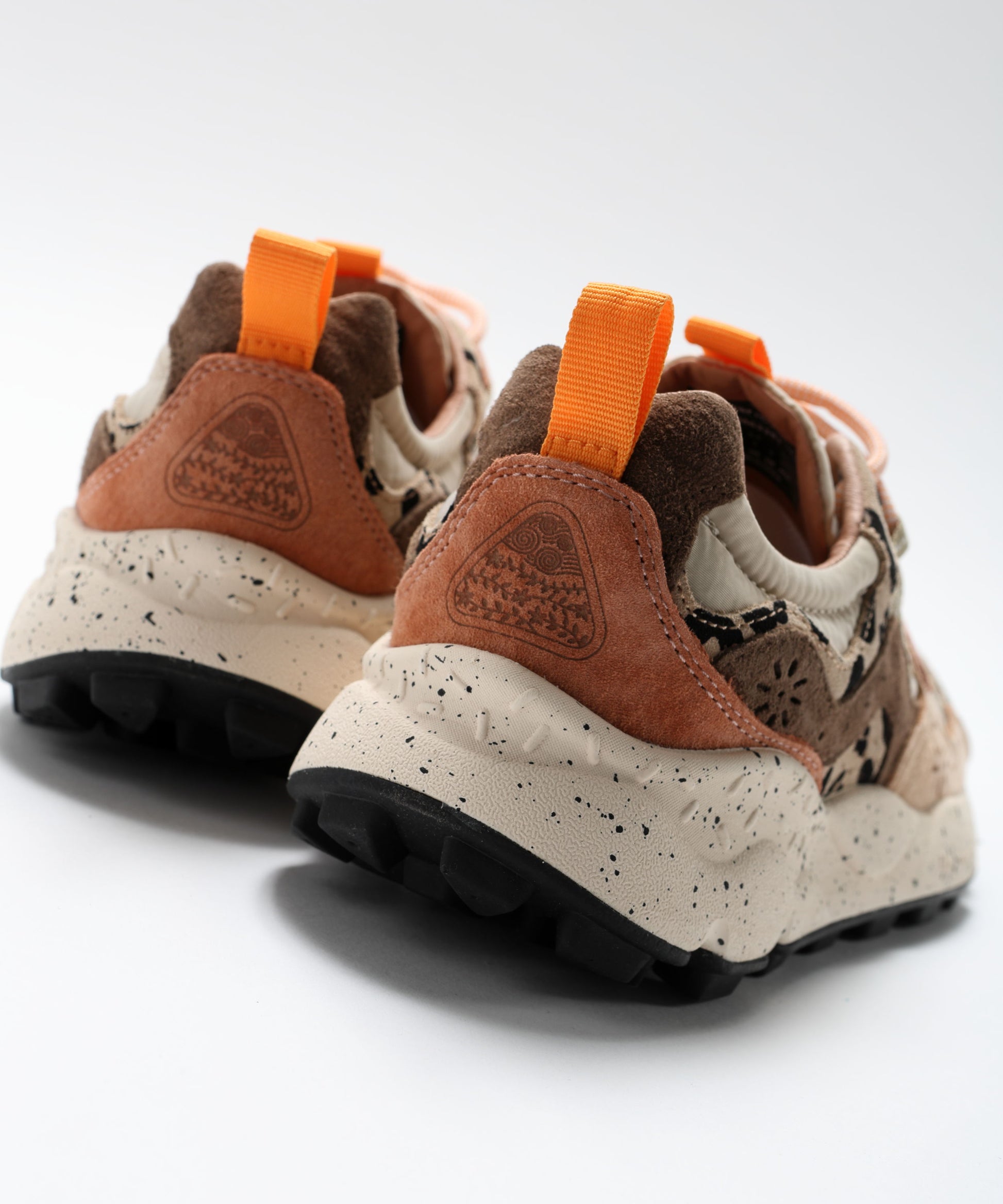 Sneakers FLOWER MOUNTAIN Yamano 3 sneakers in suede and technical fabric Multicolor | FLOWER MOUNTAIN