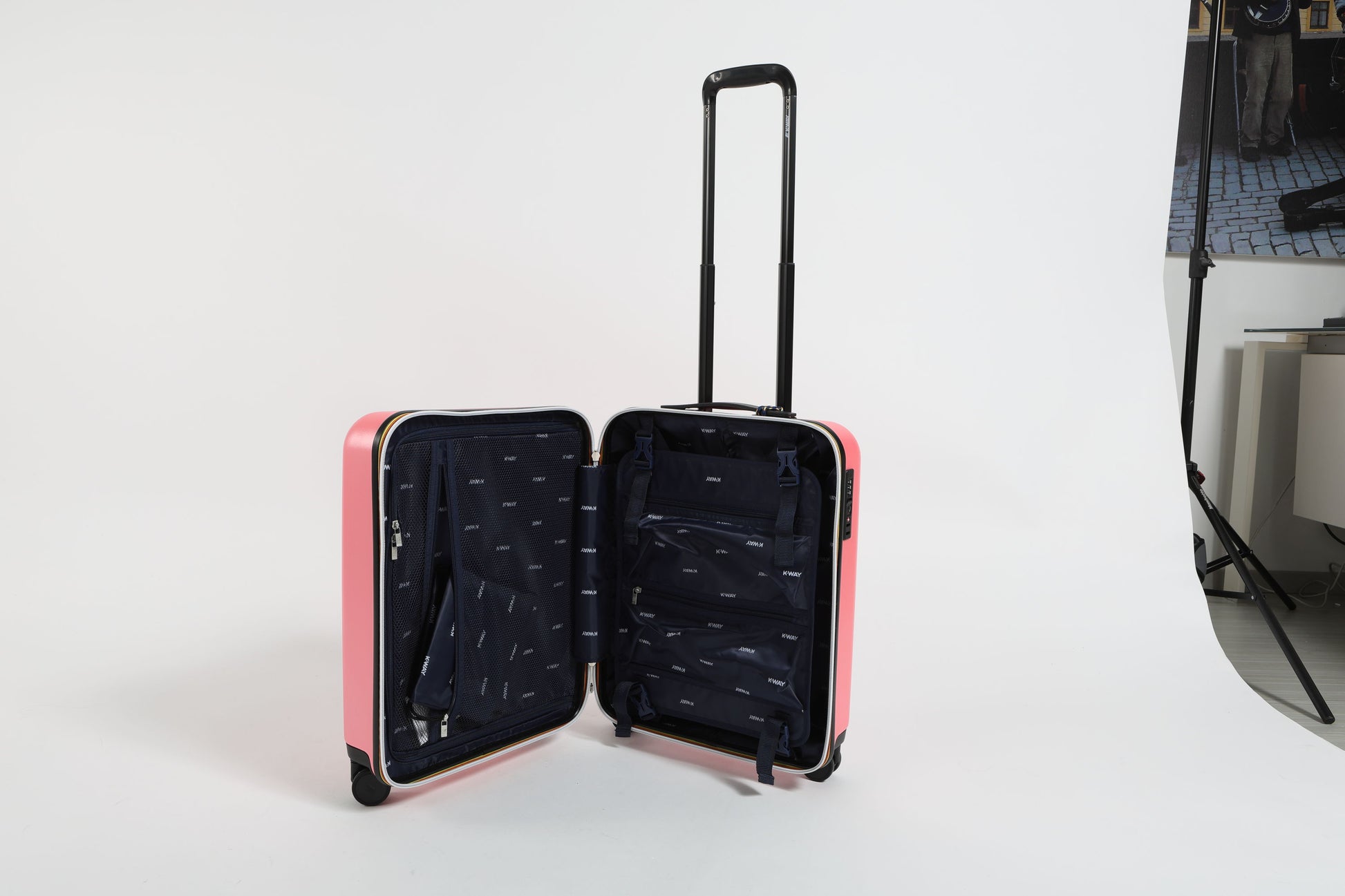 Trolley K-WAY EUDOXIE LOGO Rosa | K-WAY