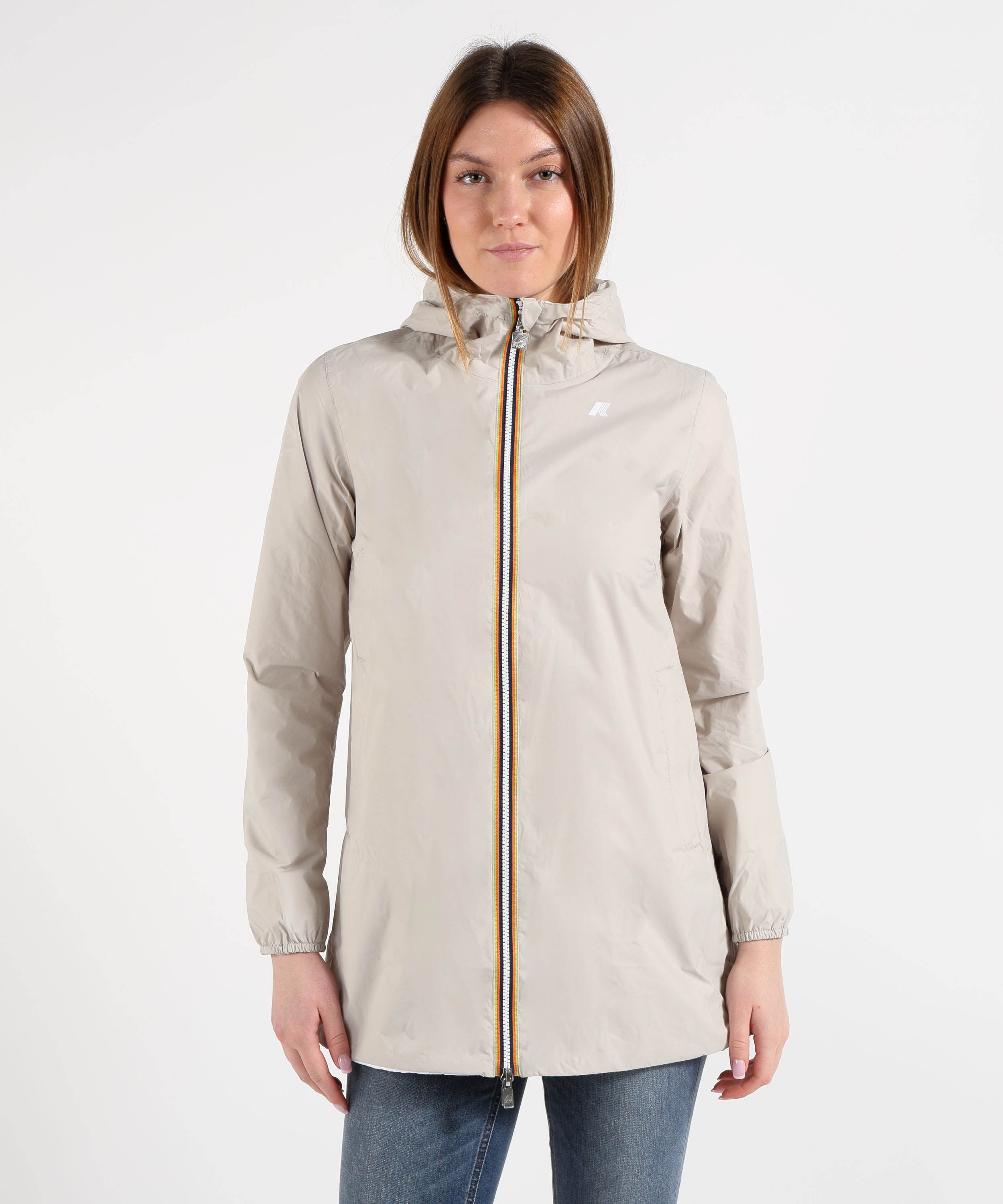Parka K-WAY Giacca sophie Beige/bianco | K-WAY