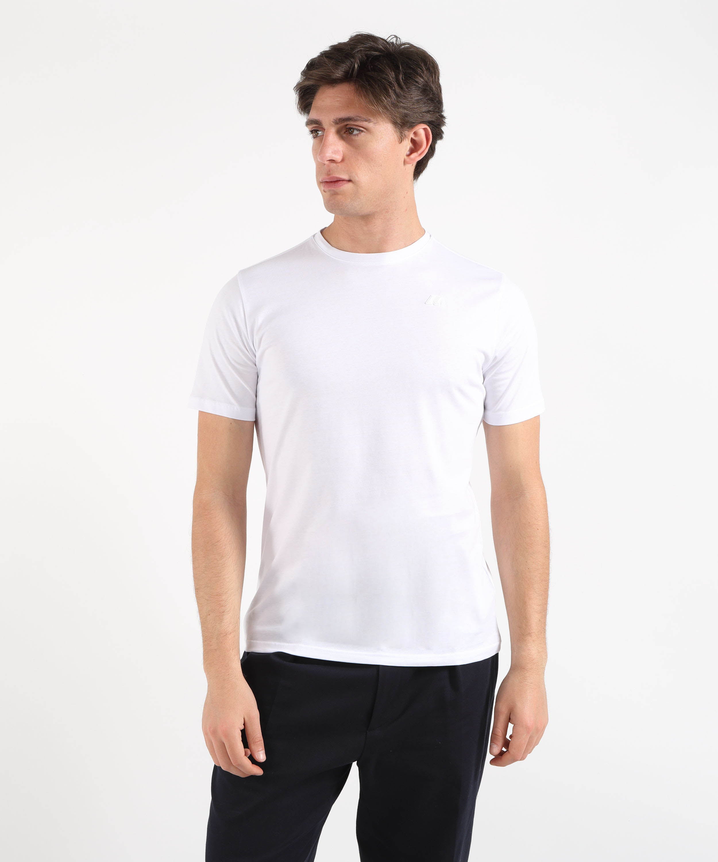 T-shirt K-WAY ODOM JERSEY SLIM Bianco | K-WAY