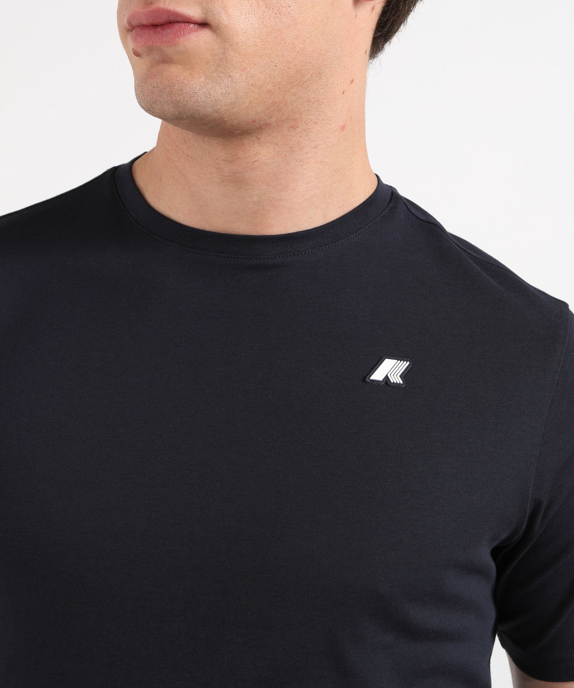 T-shirt K-WAY ODOM JERSEY SLIM Blu | K-WAY