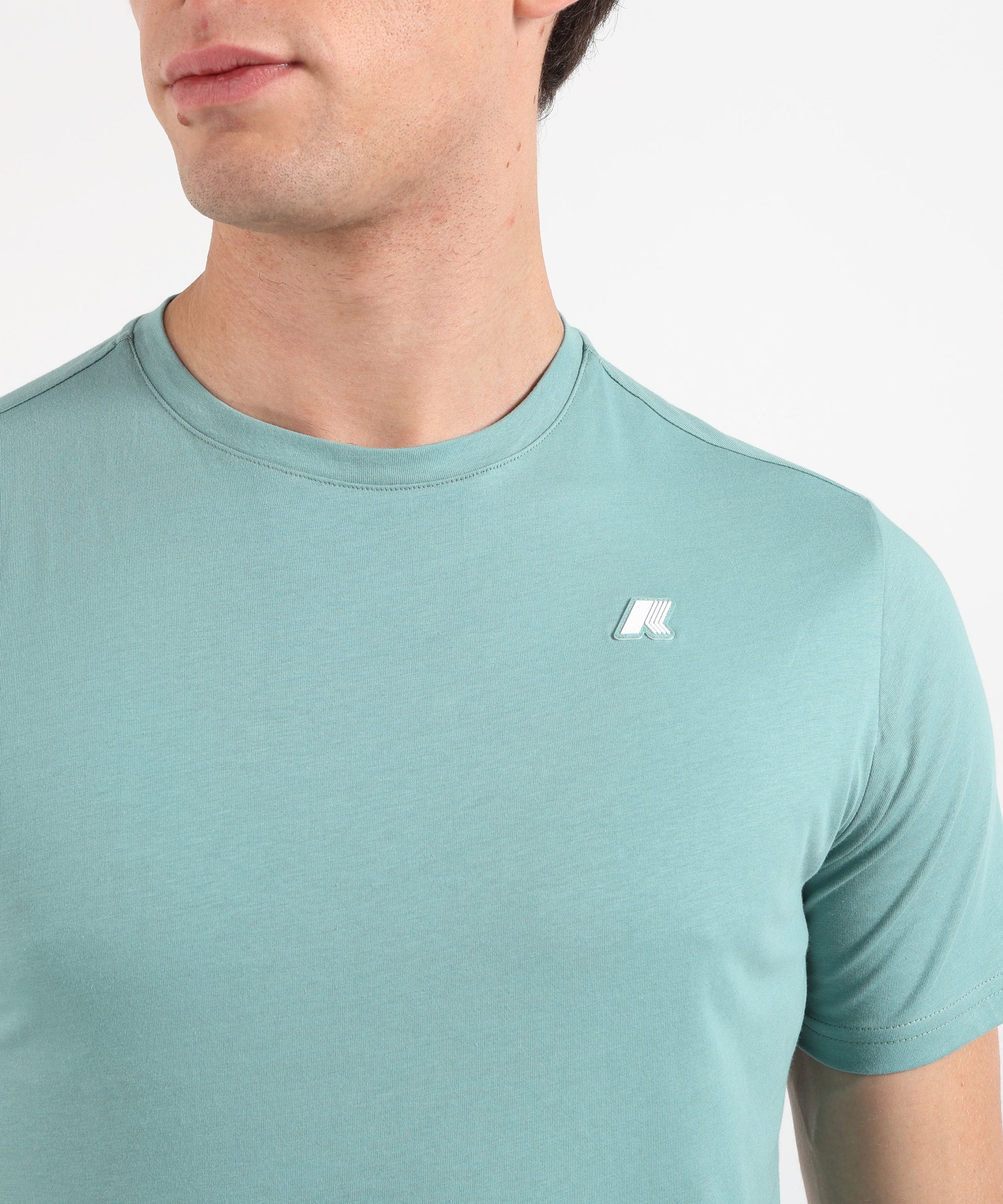 T-shirts K-WAY ODOM JERSEY SLIM Verde acqua | K-WAY