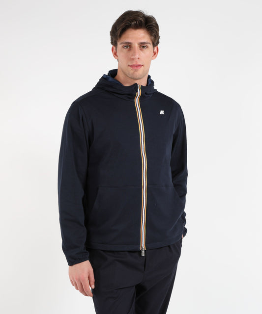 Giacche K-WAY JAKE REVERSIBLE INTERLOCK Blu | K-WAY