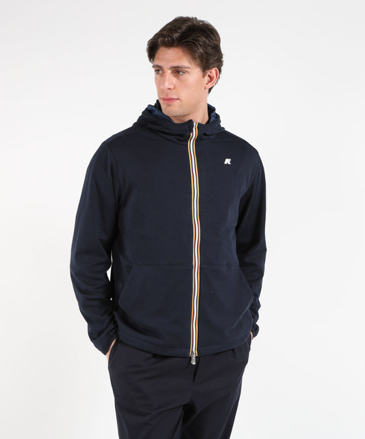 Giacche K-WAY JAKE REVERSIBLE INTERLOCK Blu | K-WAY