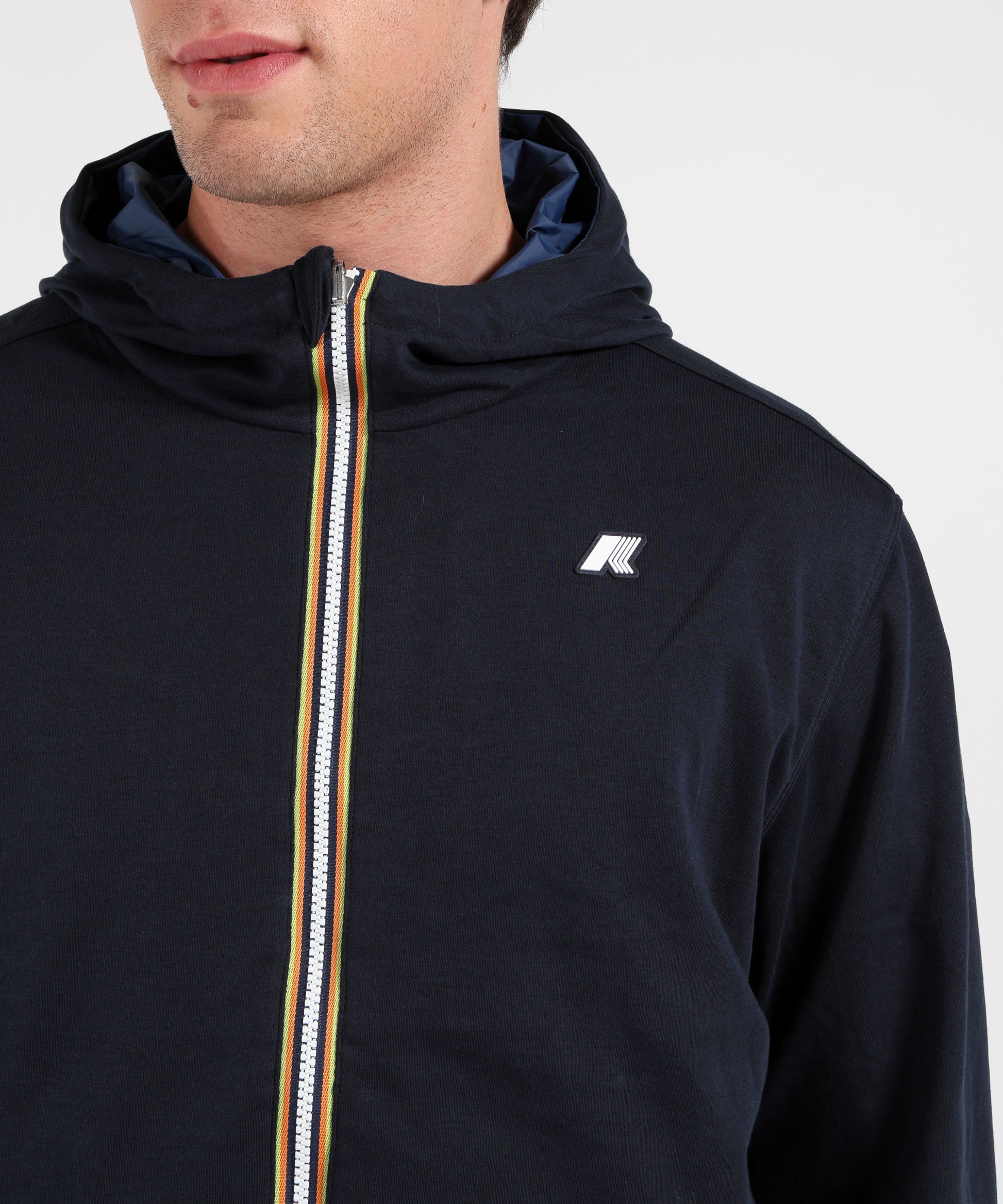 Jackets K-WAY JAKE REVERSIBLE INTERLOCK Blu | K-WAY