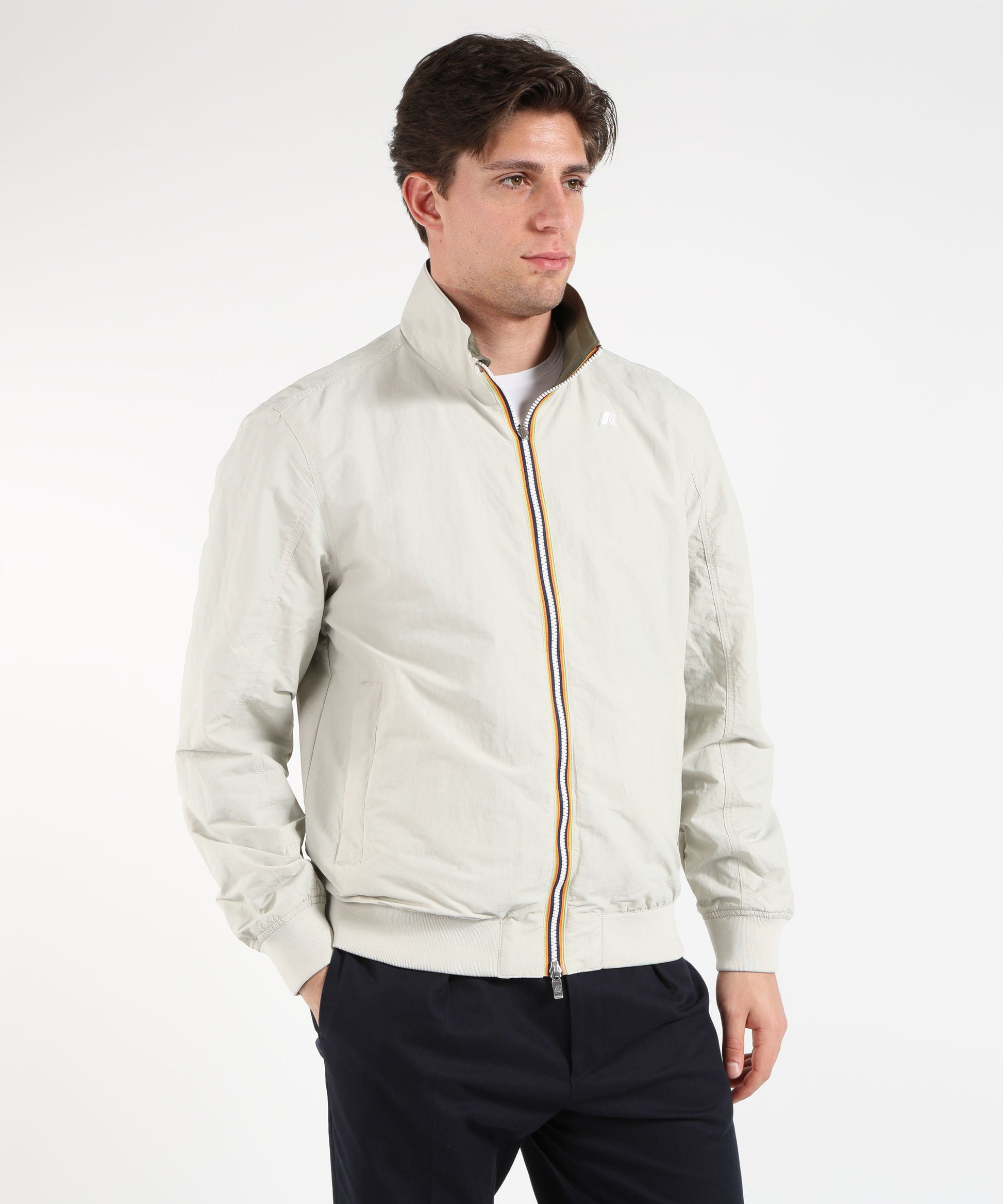 Jackets K-WAY ARSENE COTTON REVERSIBLE Beige/verde | K-WAY
