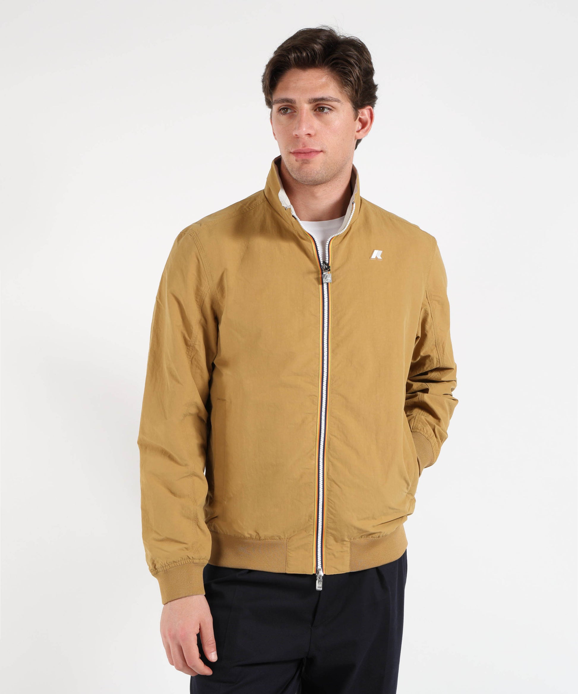 Jackets K-WAY ARSENE COTTON REVERSIBLE Marrone/beige | K-WAY