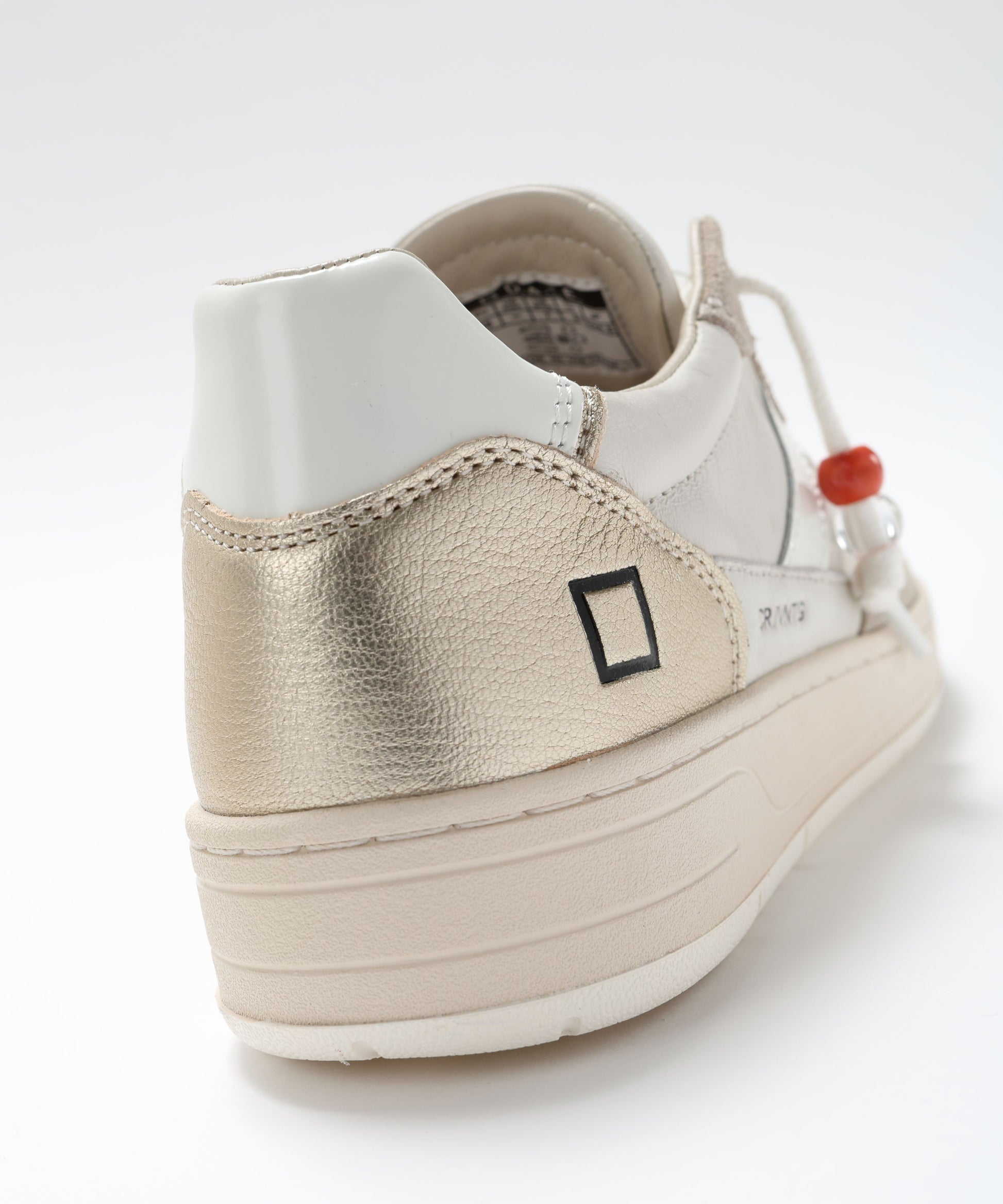 Sneakers D.A.T.E. COURT 2.0 VINTAGE CALF Avorio | D.A.T.E.