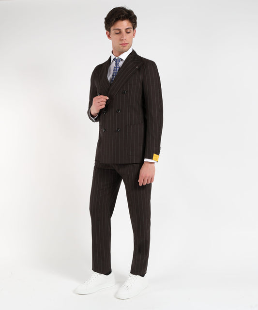 Dresses &amp; Suits TAGLIATORE Unlined revival suit – double-breasted, 6-button Moro | TAGLIATORE