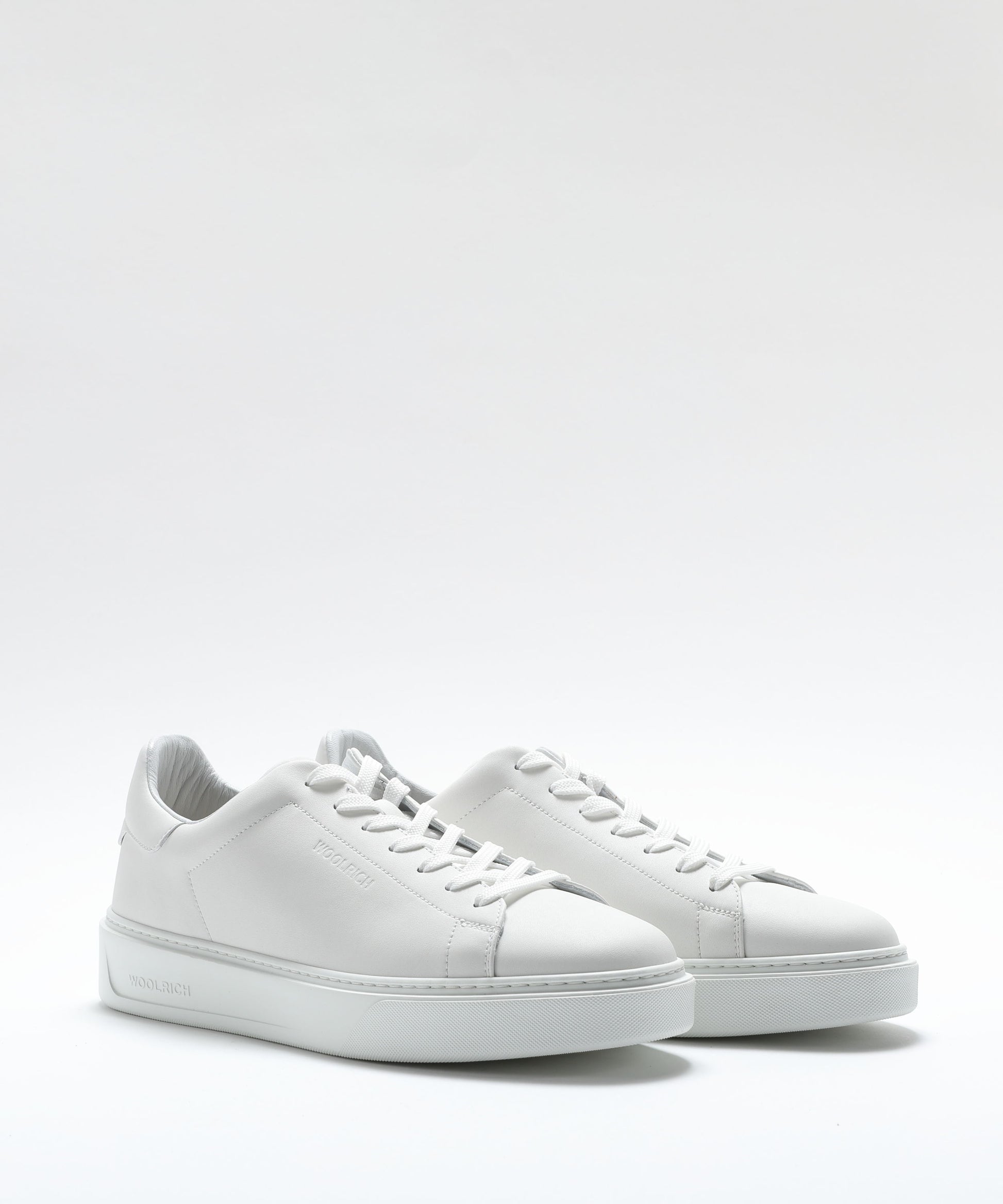 Sneakers WOOLRICH Sneakers Classic Court in pelle di vitello Bianco | WOOLRICH