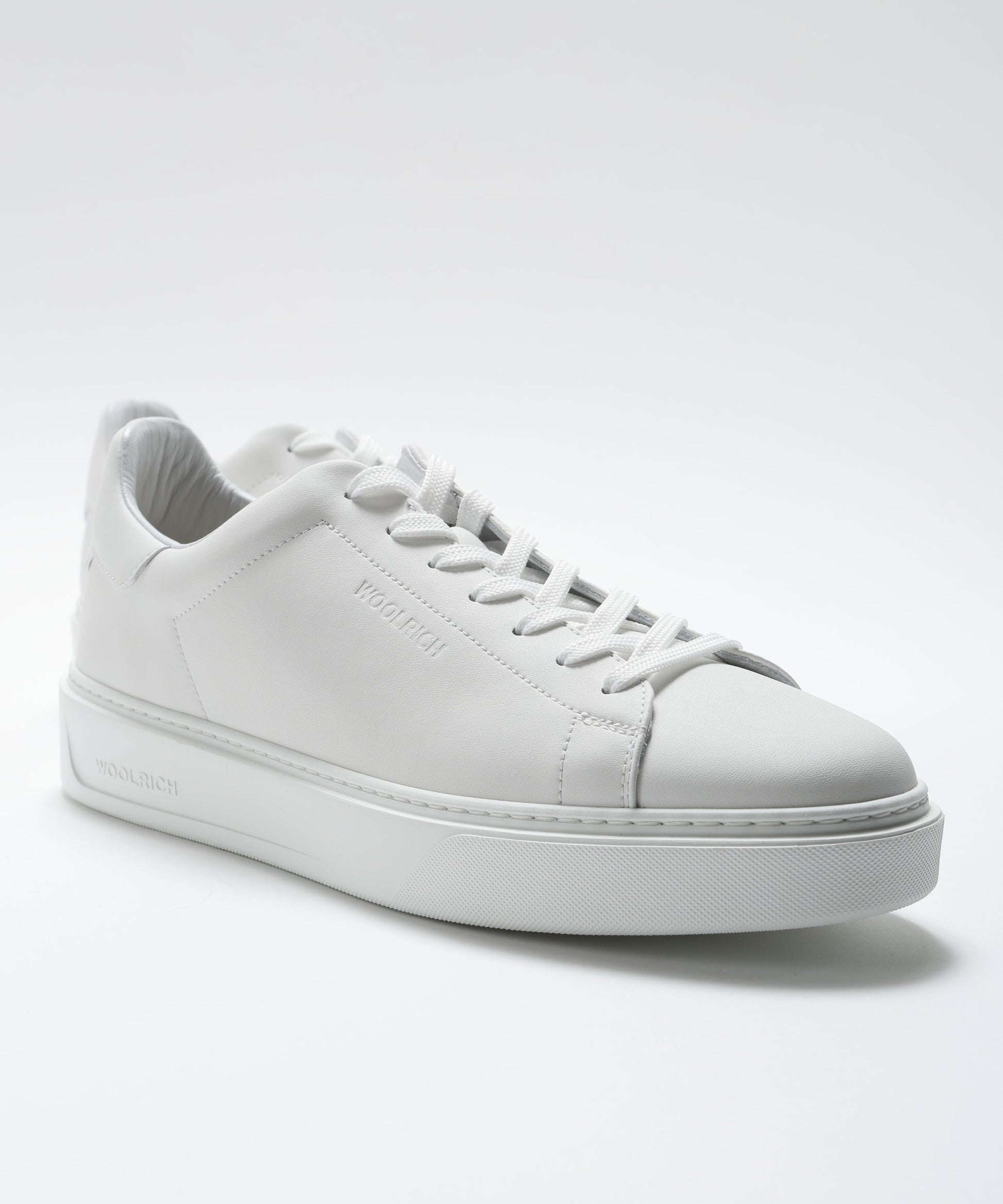 Sneakers WOOLRICH Sneakers Classic Court in pelle di vitello Bianco | WOOLRICH
