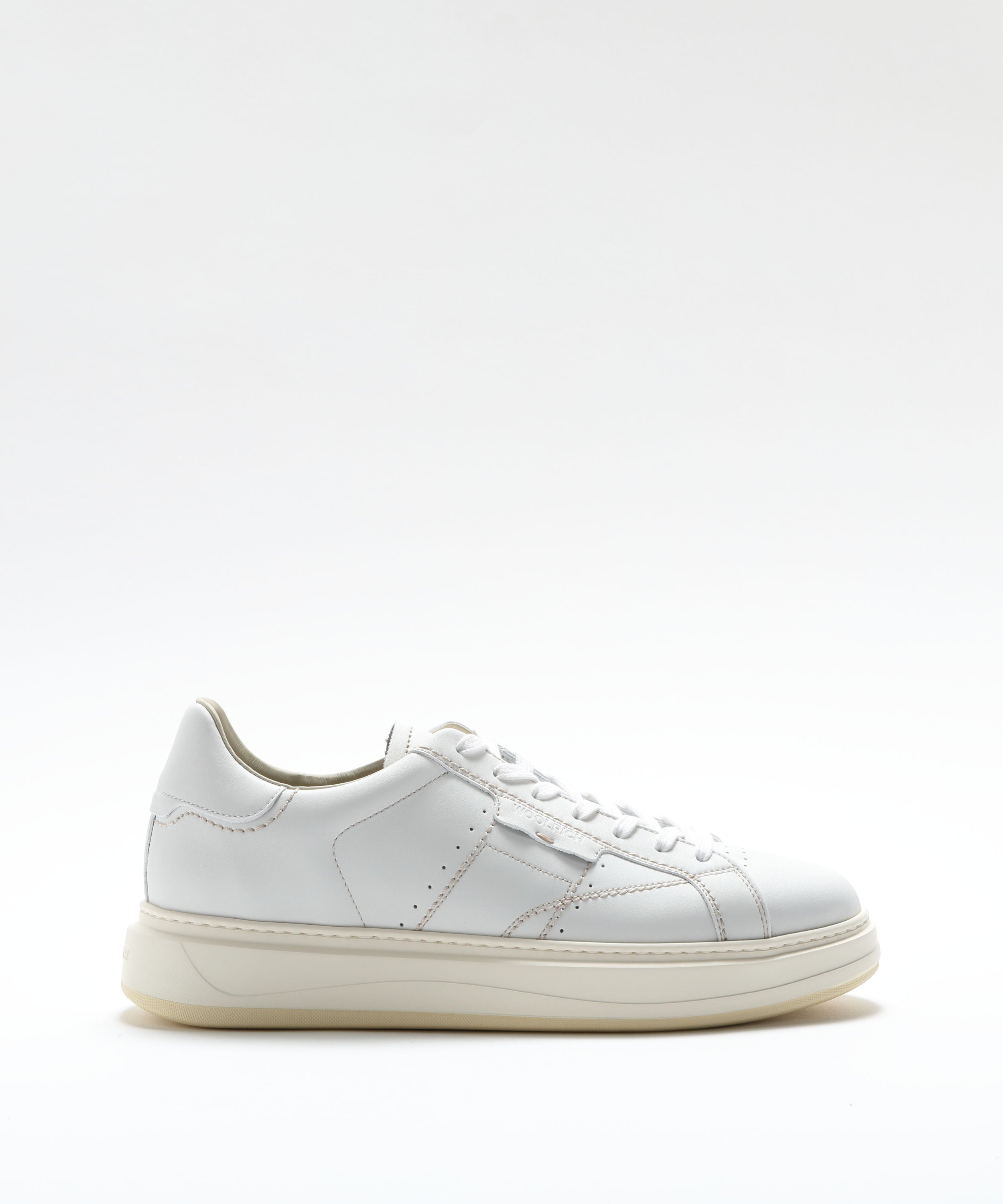 Sneakers WOOLRICH Sneakers Arrow in pelle di vitello Bianco | WOOLRICH