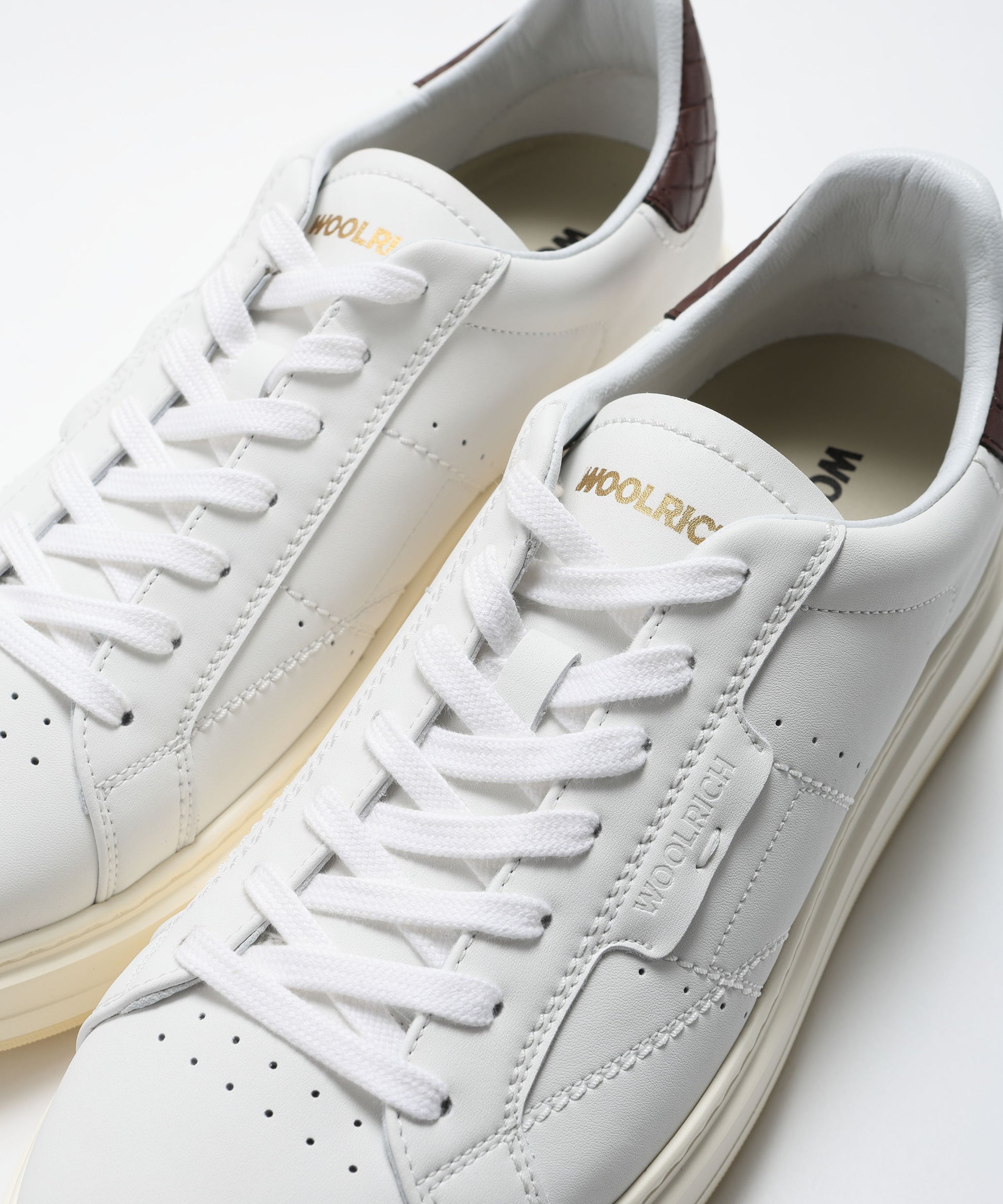Sneakers WOOLRICH Sneakers Arrow Bianco/testa di moro | WOOLRICH