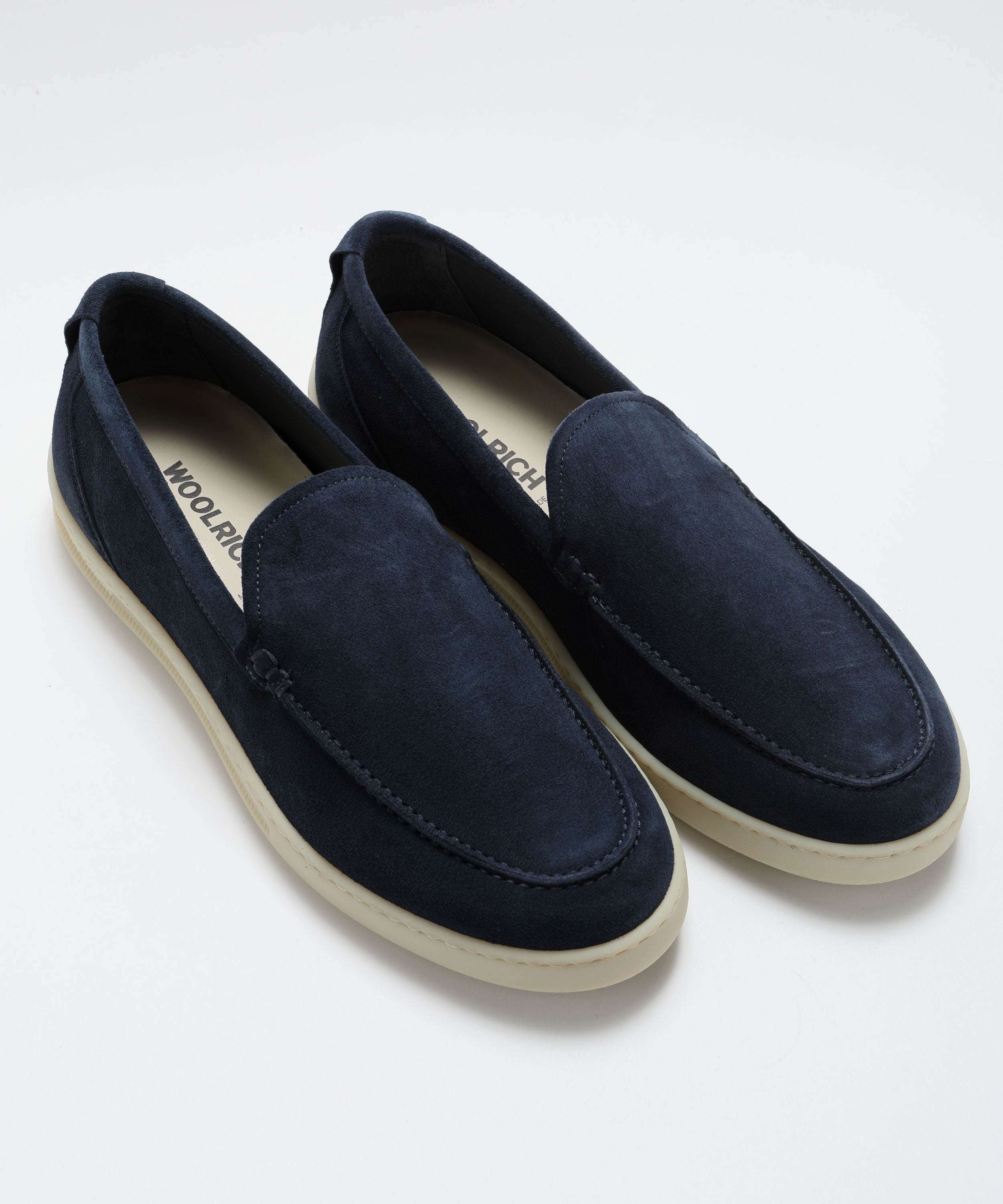 Mocassini WOOLRICH Mocassini in pelle scamosciata Blu | WOOLRICH