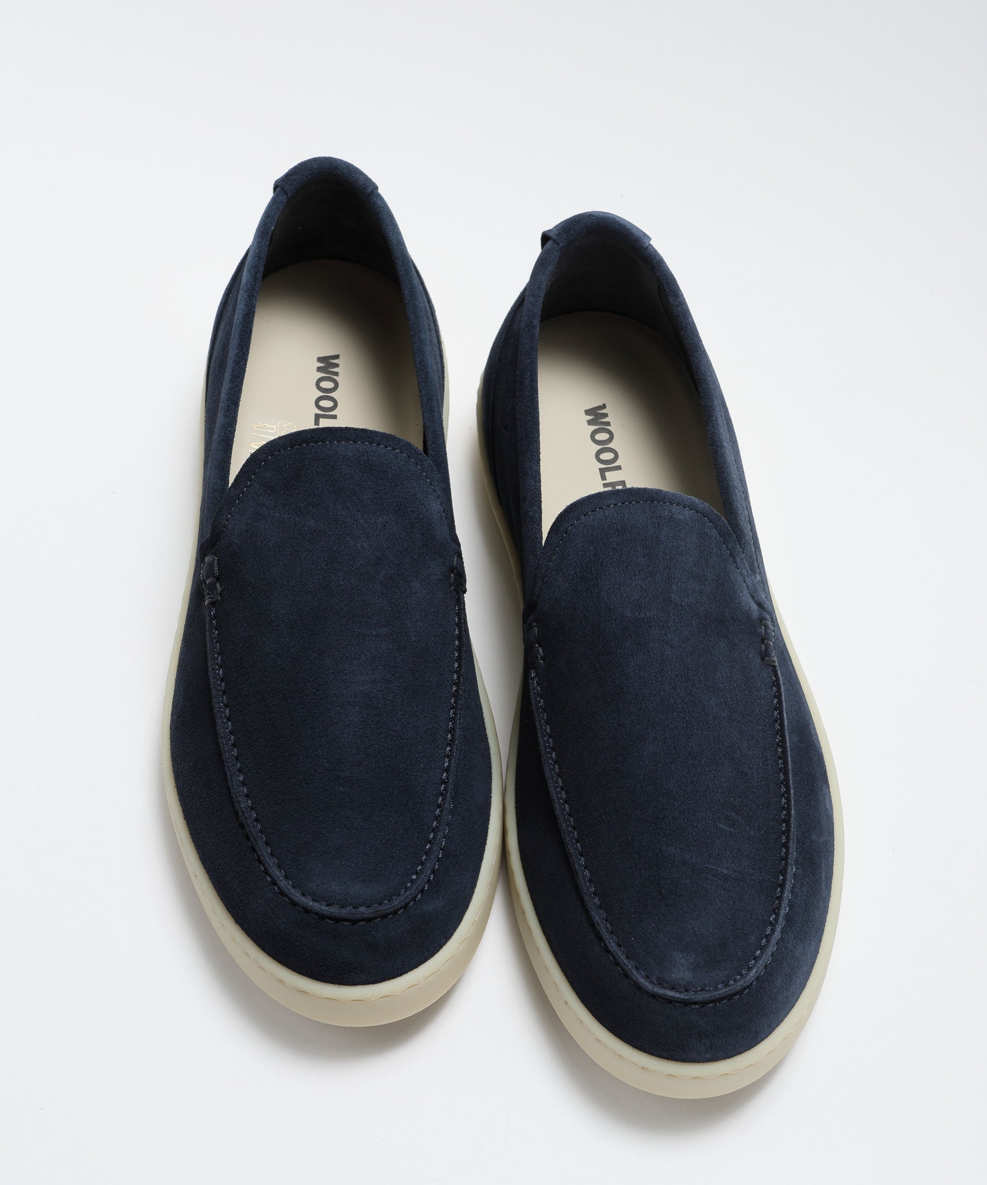 Mocassini WOOLRICH Mocassini in pelle scamosciata Blu | WOOLRICH