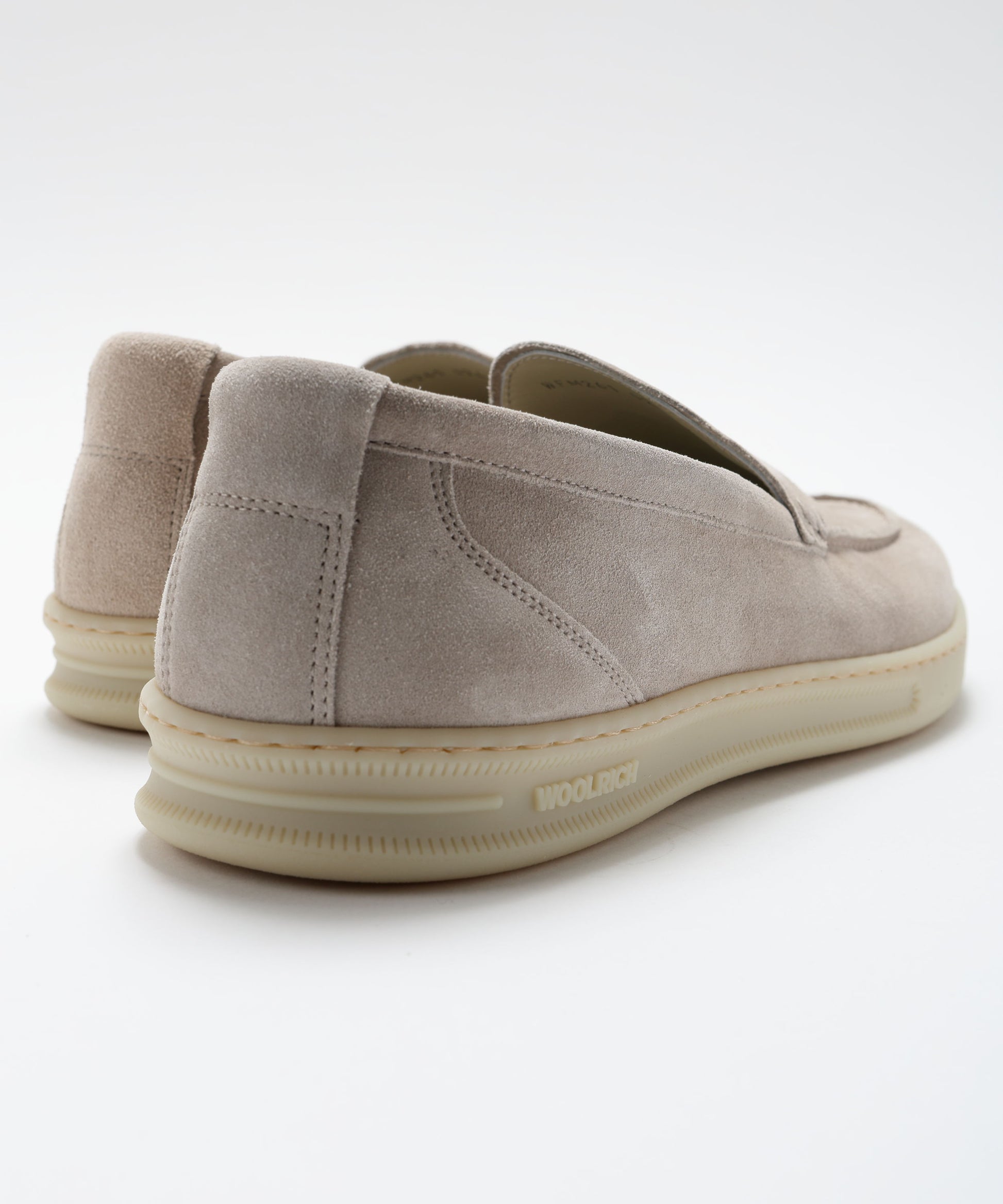 Mocassini WOOLRICH Mocassini in pelle scamosciata Tortora | WOOLRICH