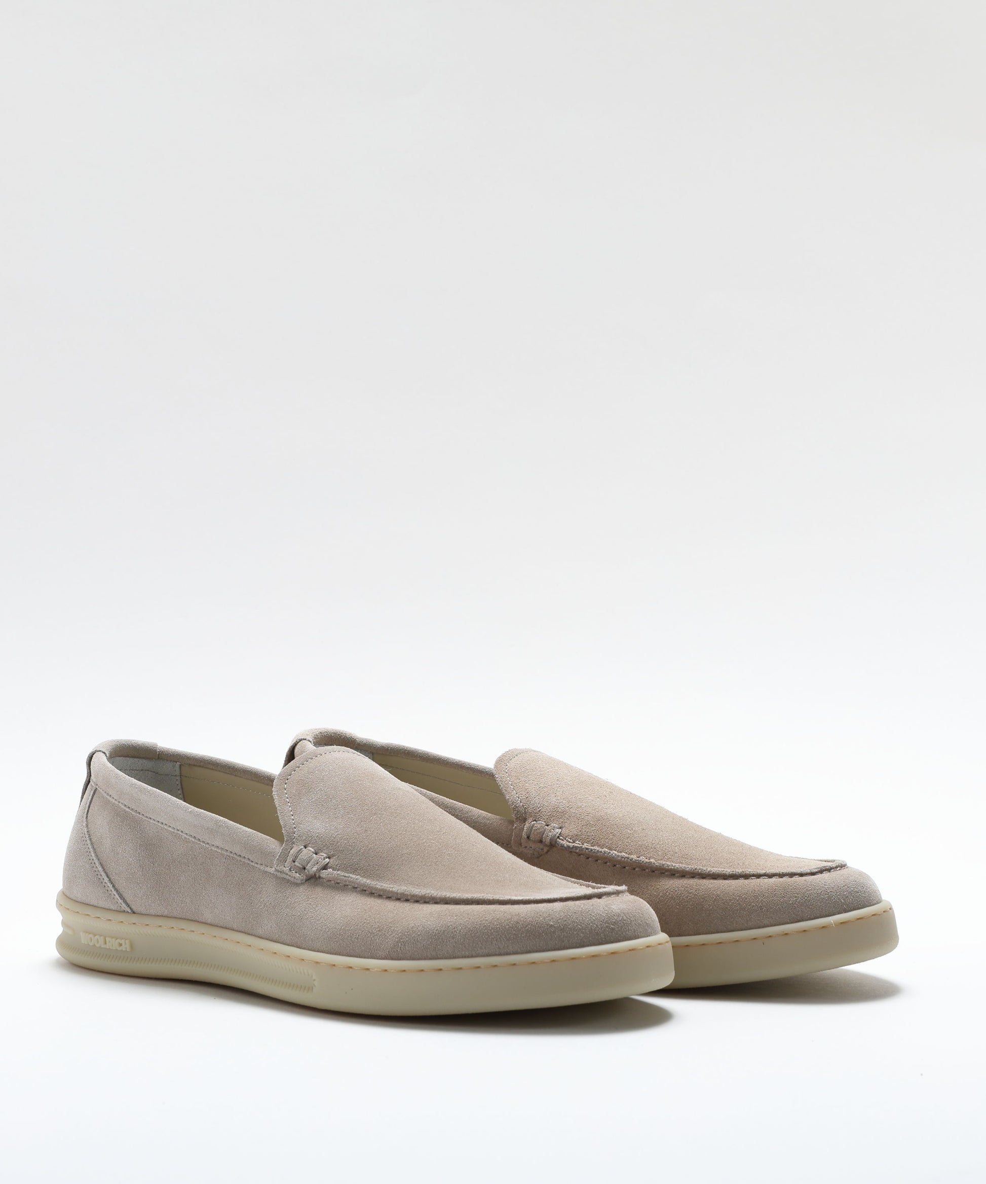 Mocassini WOOLRICH Mocassini in pelle scamosciata Tortora | WOOLRICH