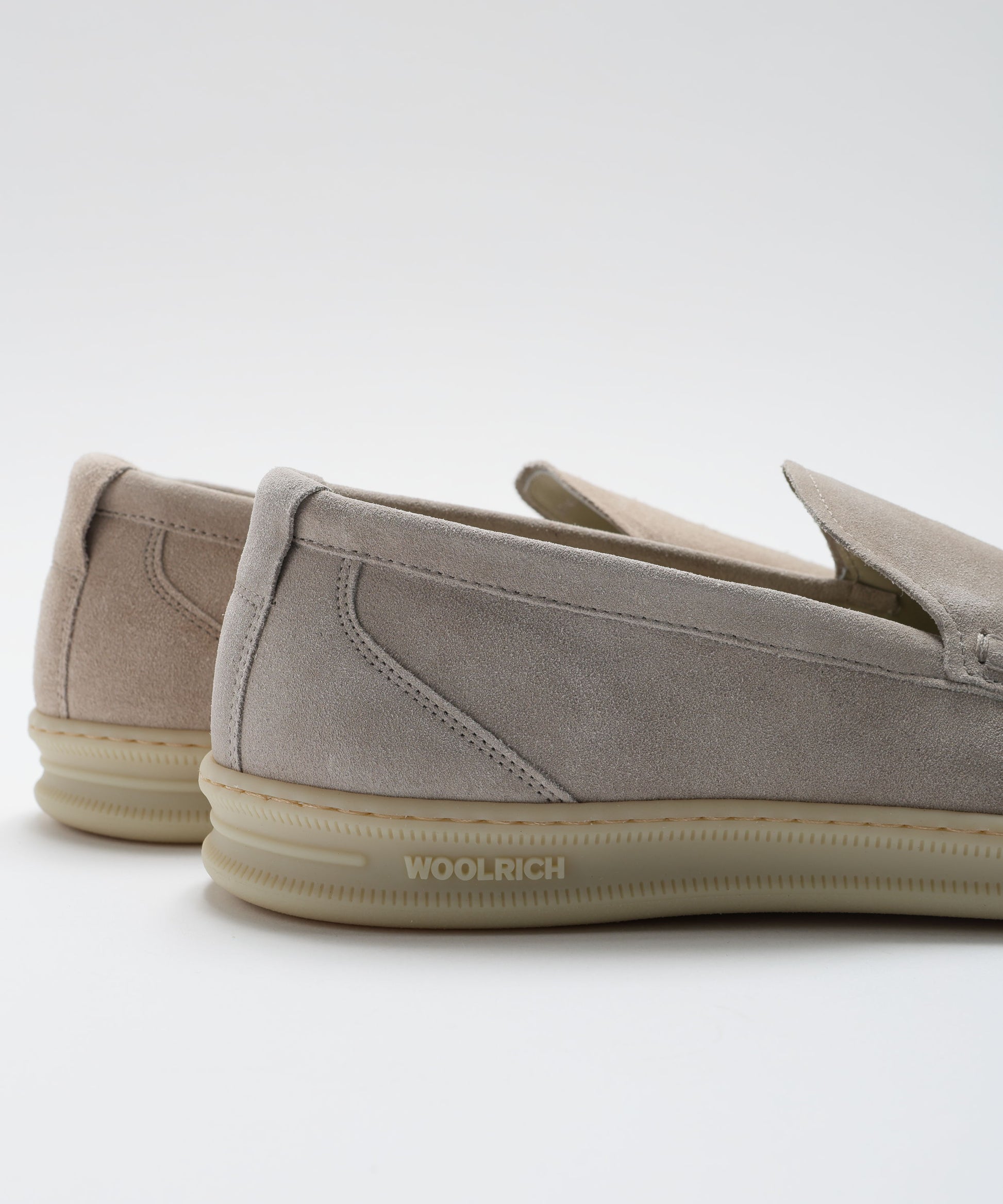Mocassini WOOLRICH Mocassini in pelle scamosciata Tortora | WOOLRICH