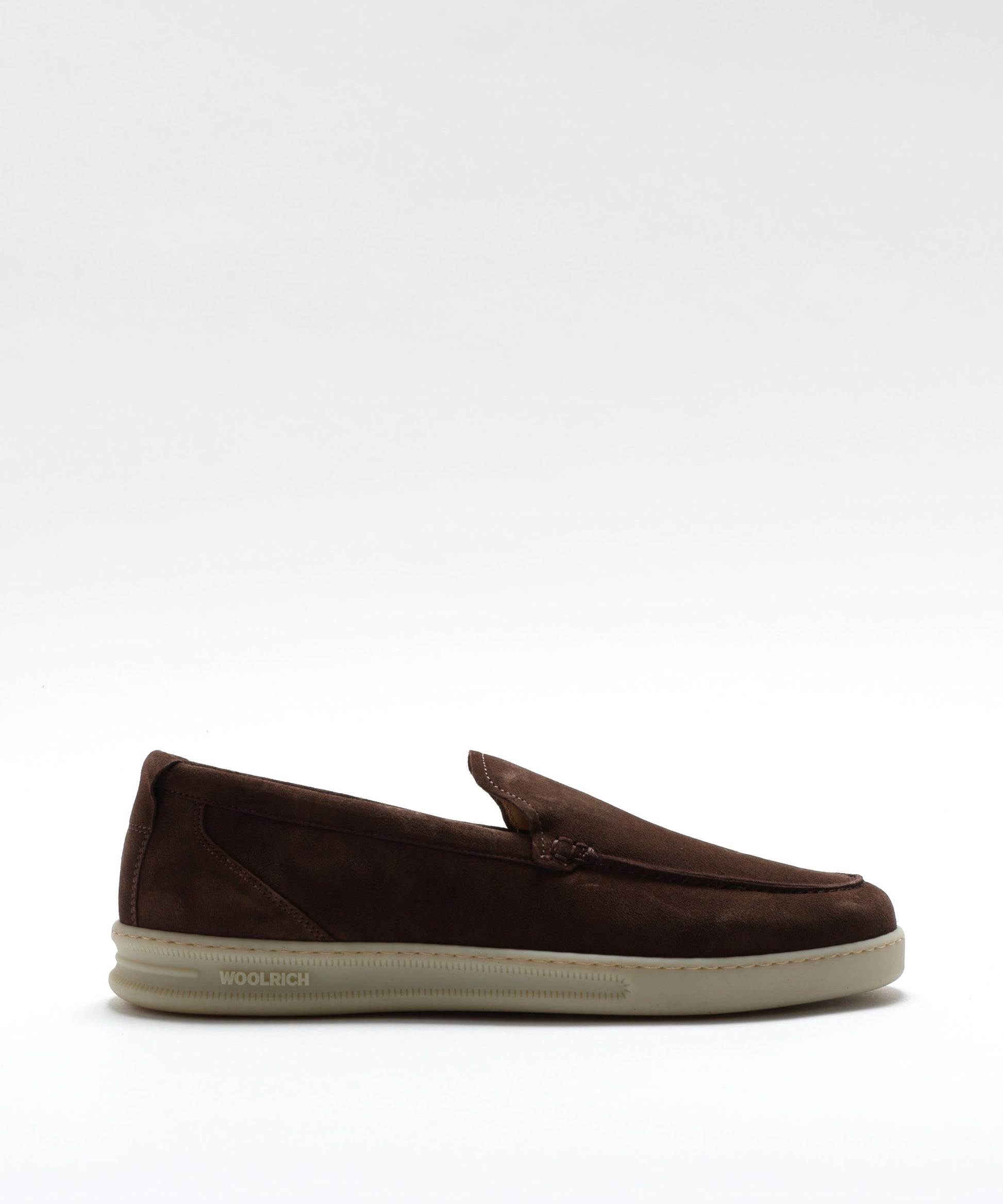 Loafers WOOLRICH Suede leather moccasins Testa di moro | WOOLRICH