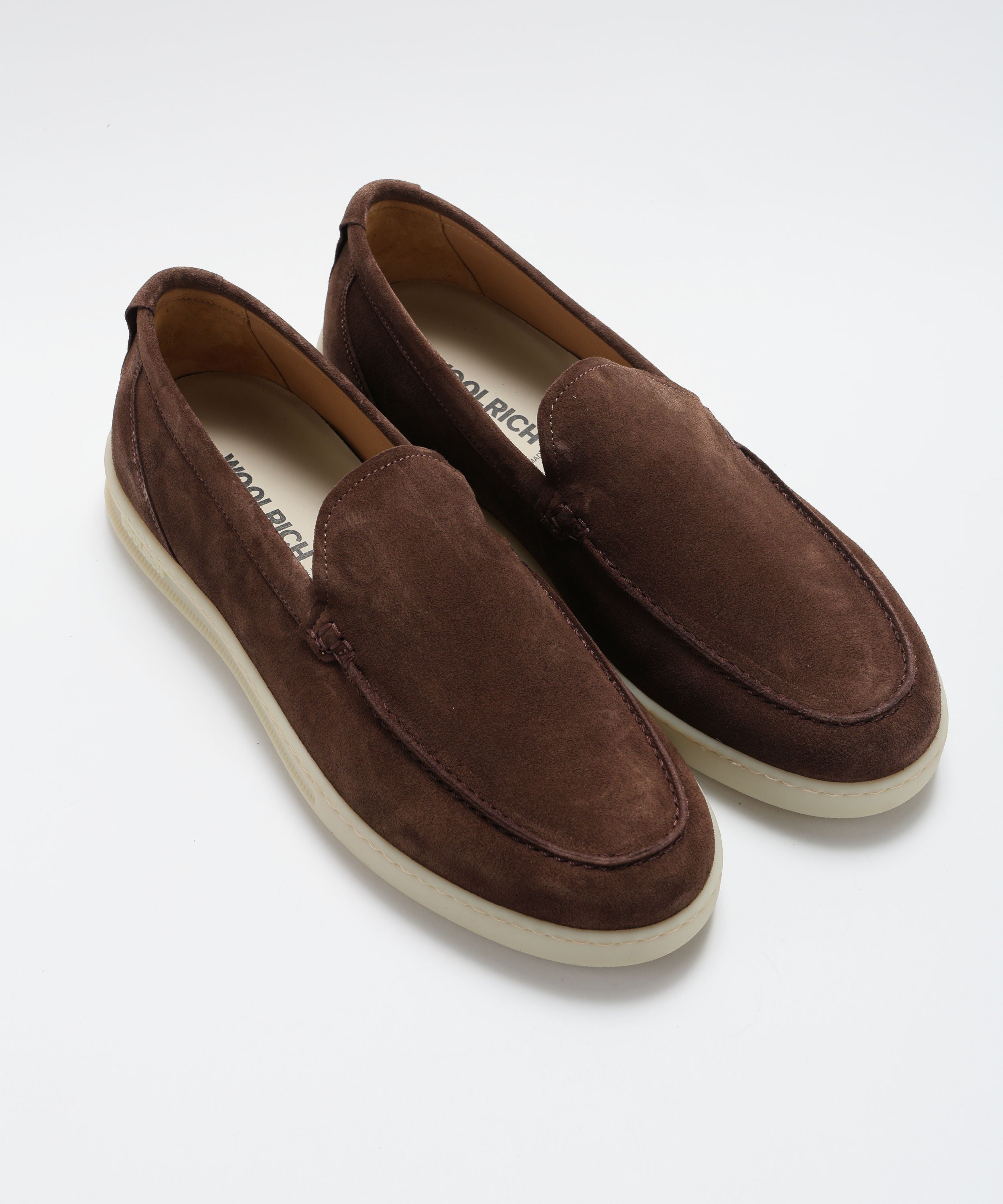 Mocassini WOOLRICH Mocassini in pelle scamosciata Testa di moro | WOOLRICH