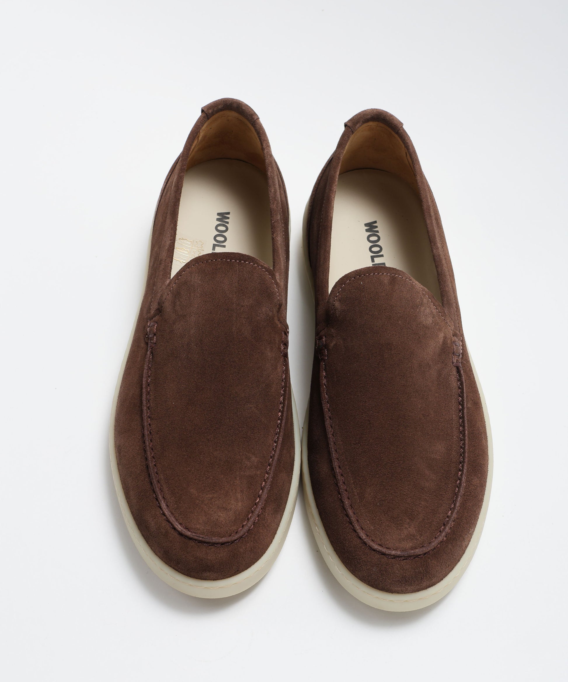 Loafers WOOLRICH Suede leather moccasins Testa di moro | WOOLRICH