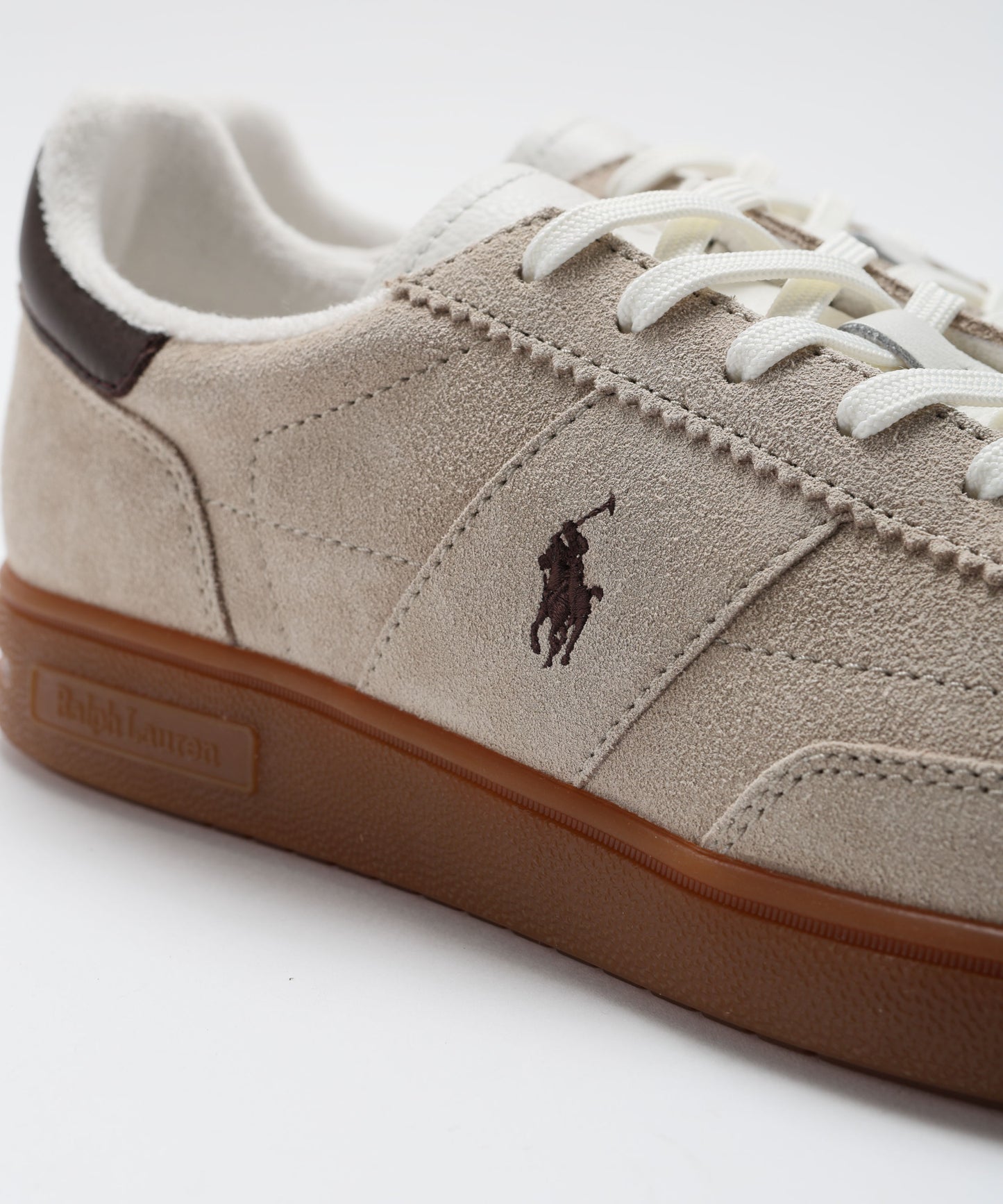 POLO RALPH LAUREN Sneakers Bedford in pelle scamosciata