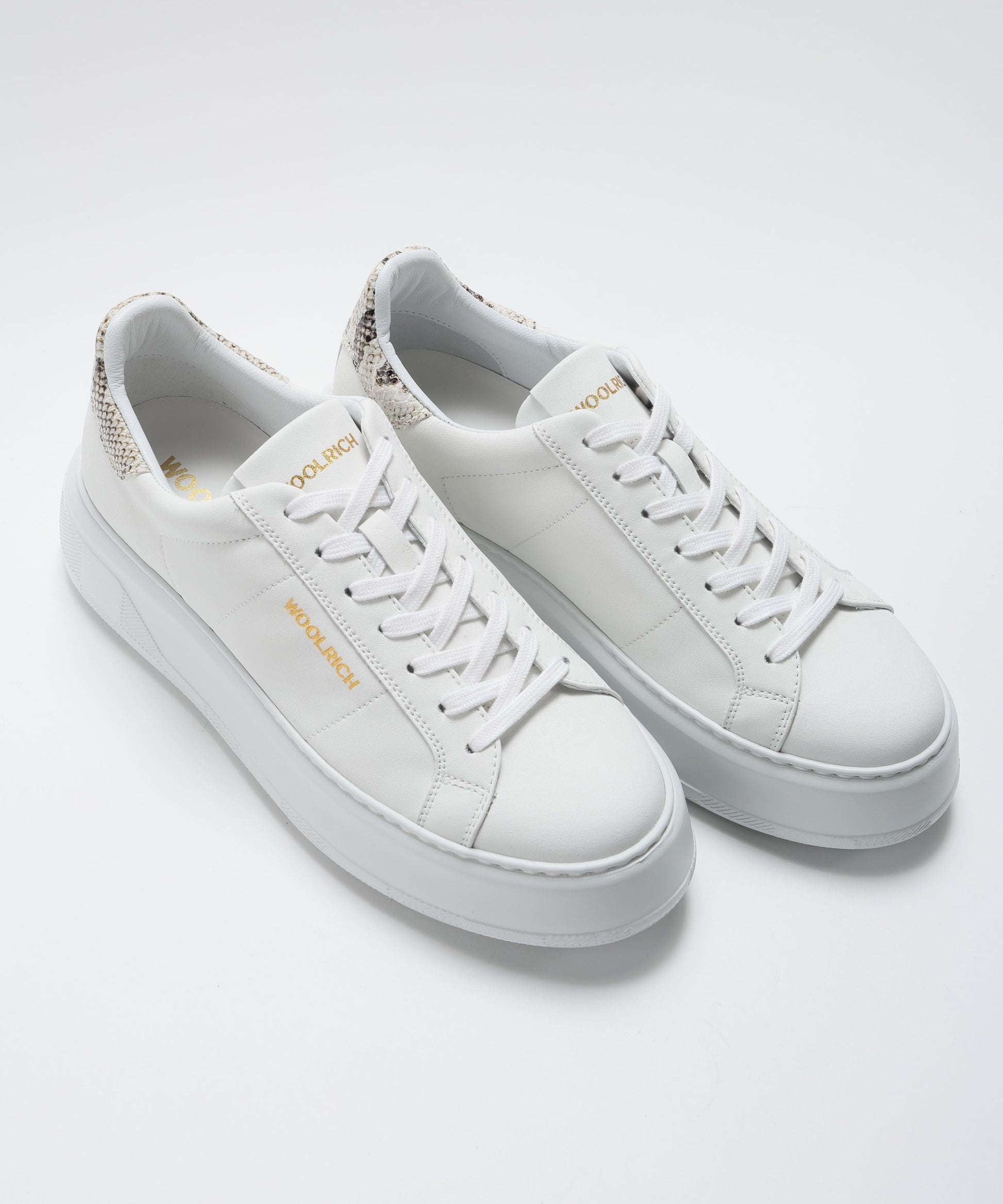 Sneakers WOOLRICH  Sneakers Chunky Court Bianco/sabbia | WOOLRICH