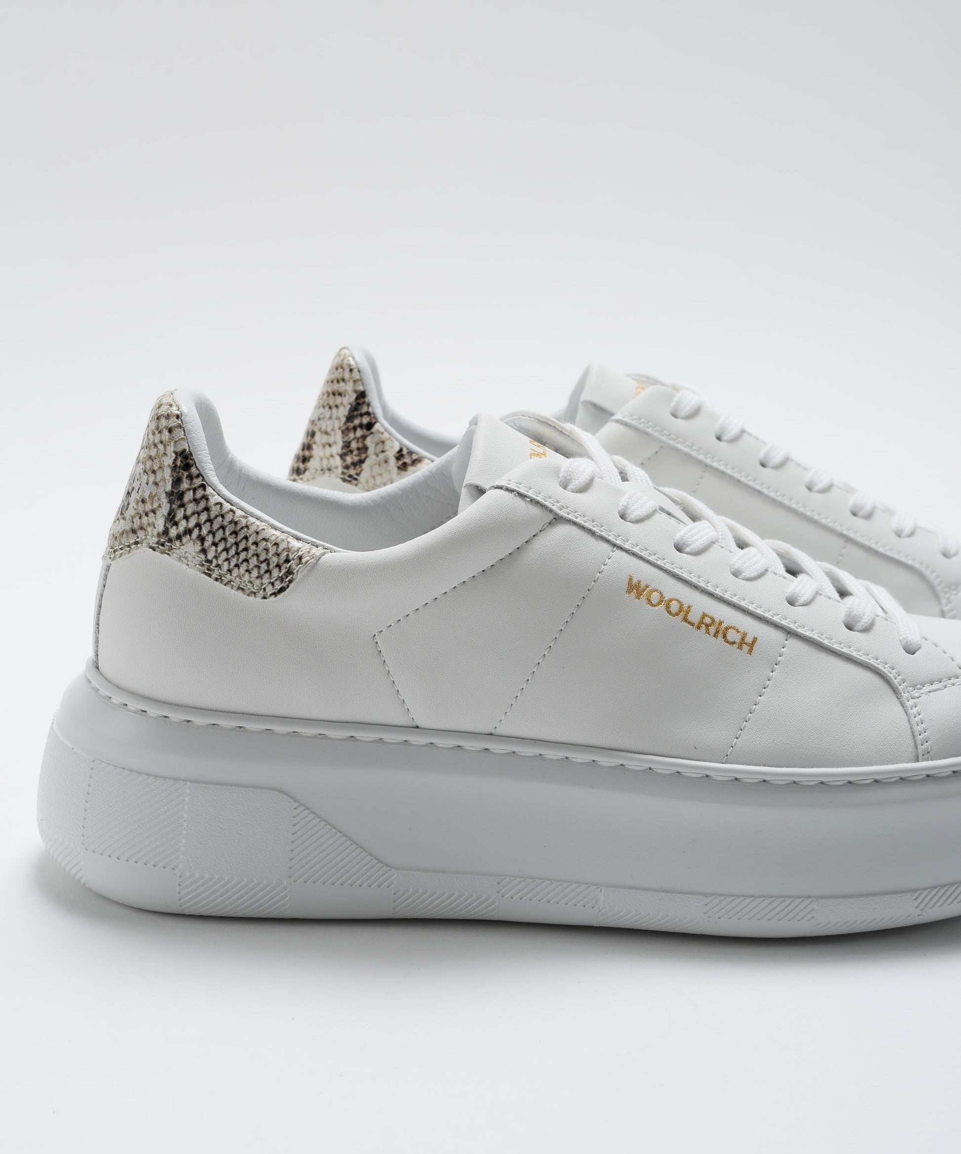 Sneakers WOOLRICH  Sneakers Chunky Court Bianco/sabbia | WOOLRICH