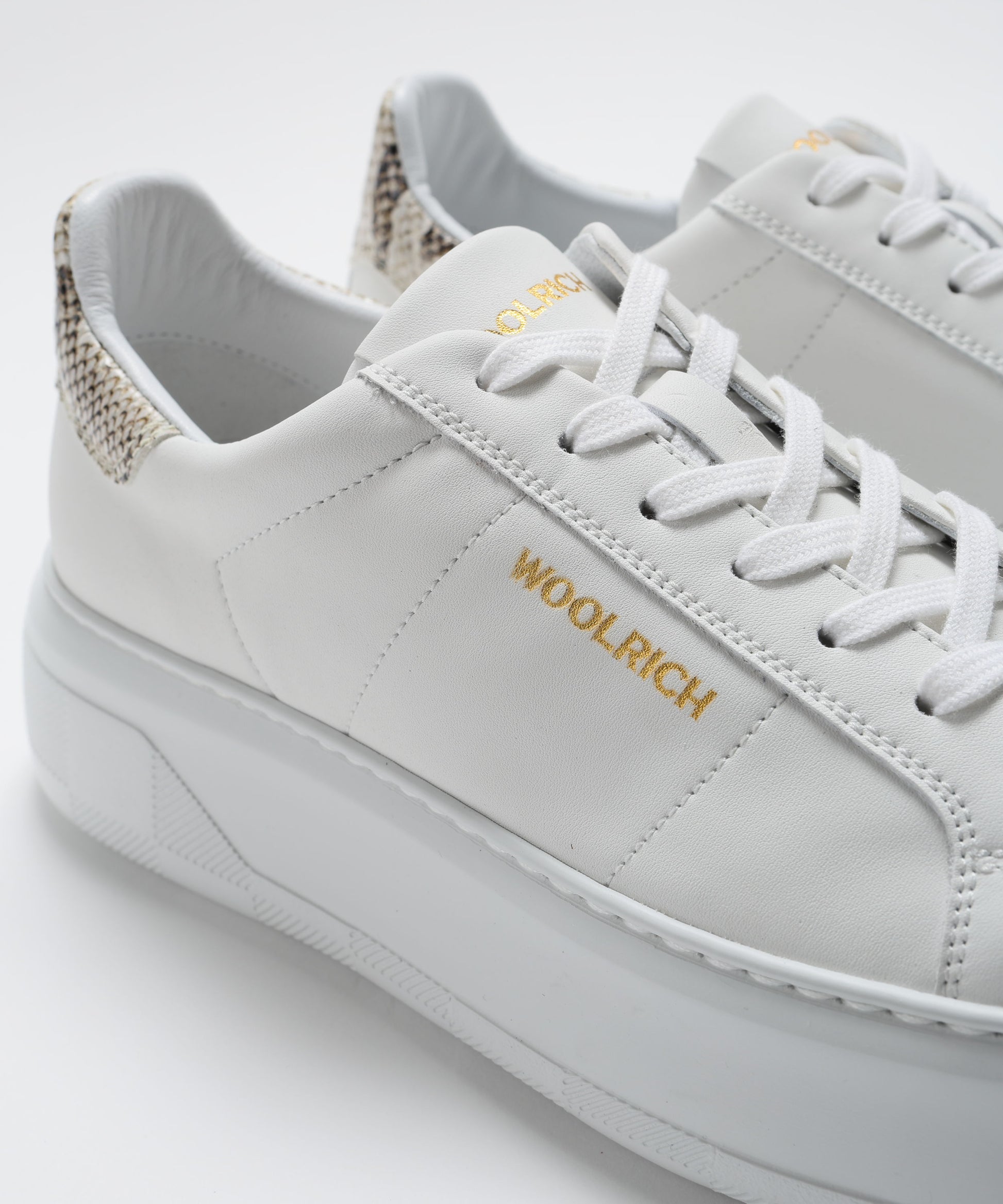 Sneakers WOOLRICH  Sneakers Chunky Court Bianco/sabbia | WOOLRICH