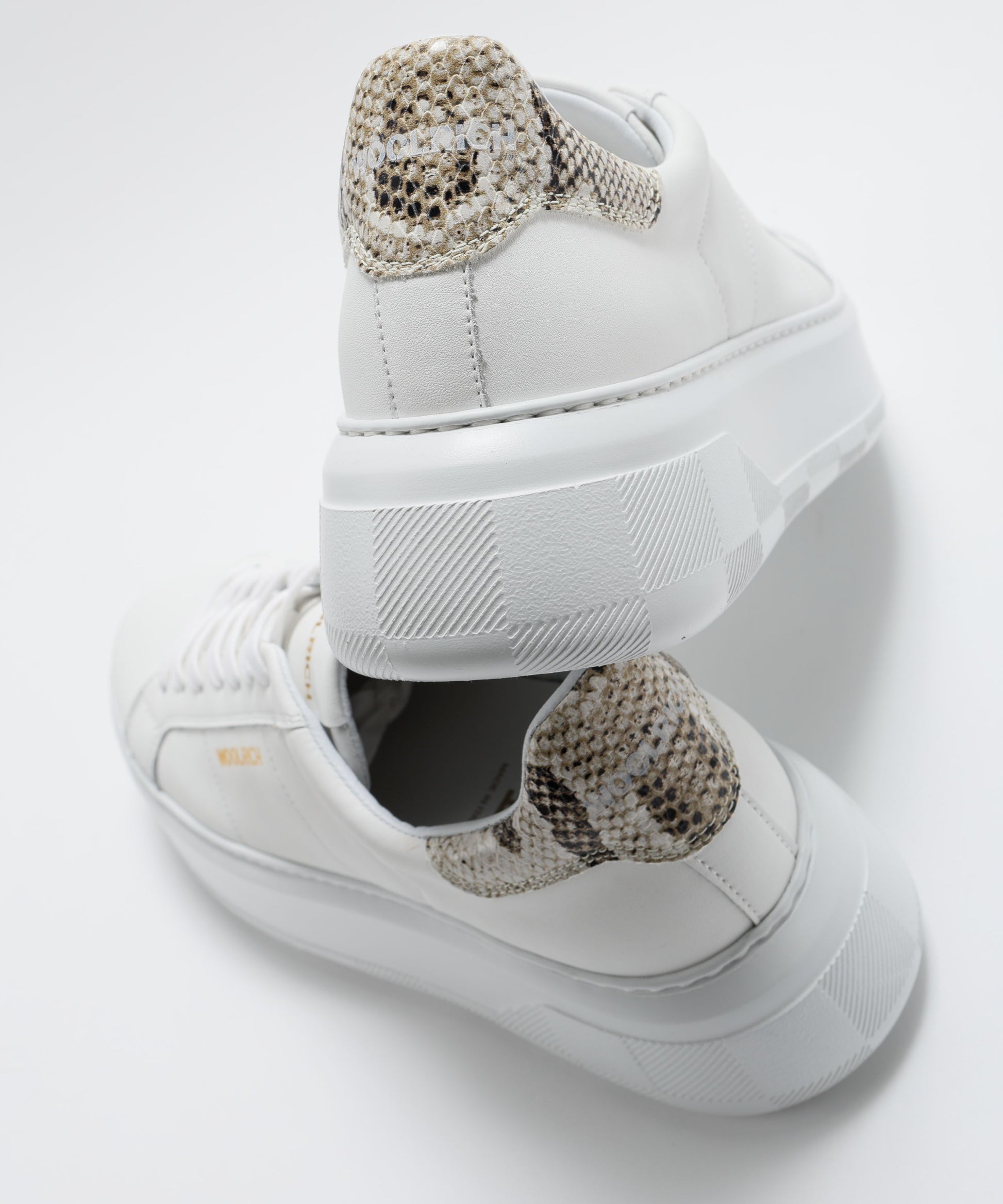 Sneakers WOOLRICH  Sneakers Chunky Court Bianco/sabbia | WOOLRICH