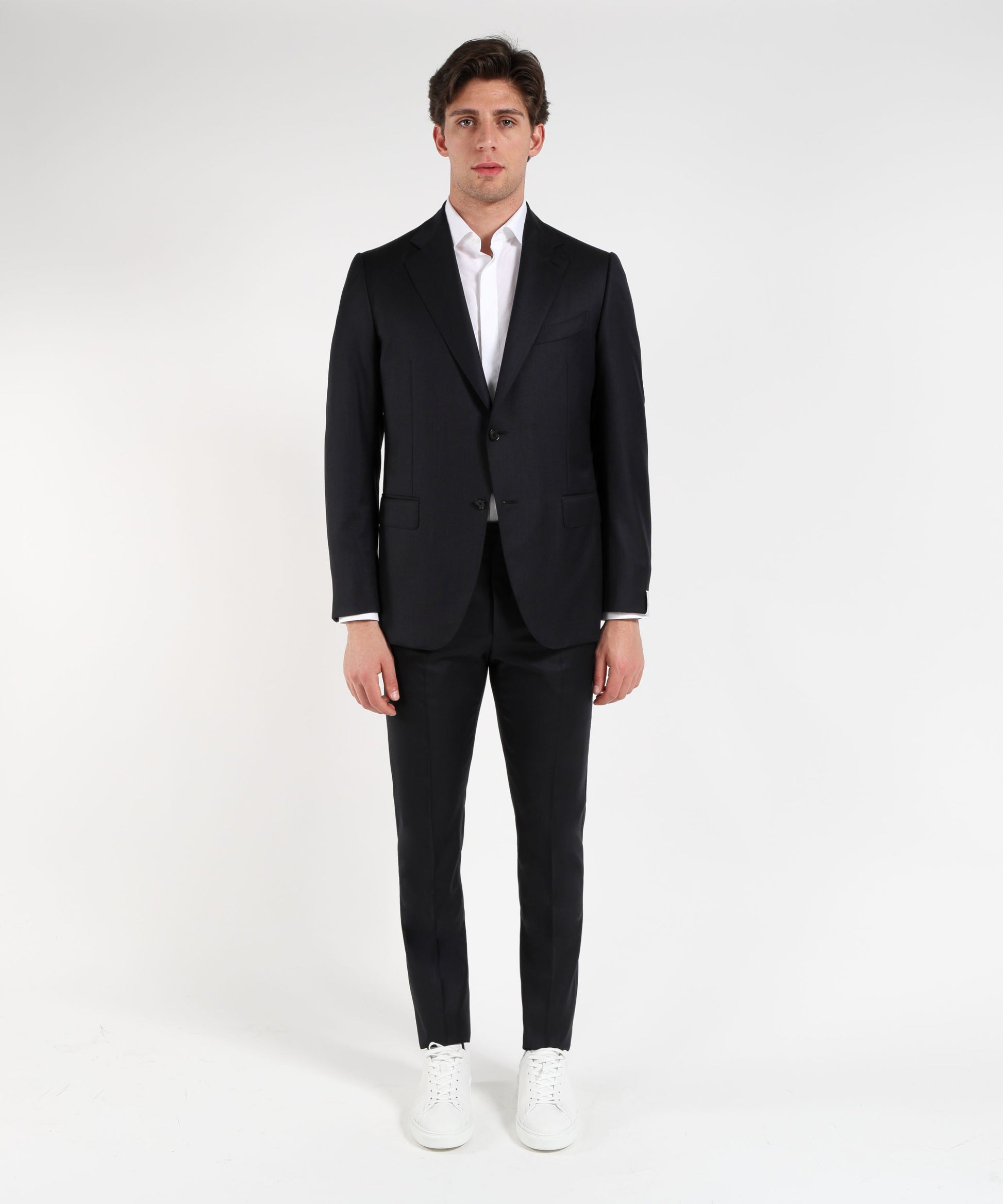 Dresses &amp; Suits CARUSO  Men’s two-button suit – Norma line Blu scuro | CARUSO