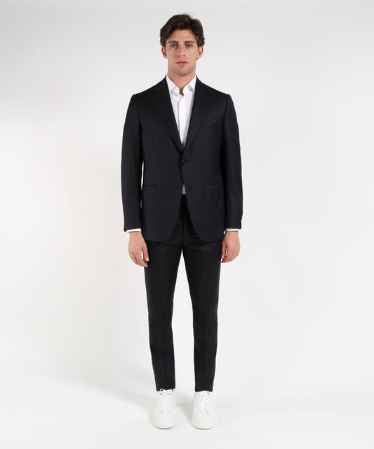 Abiti CARUSO Completo Uomo Due Bottoni – Linea Norma Blu scuro | CARUSO