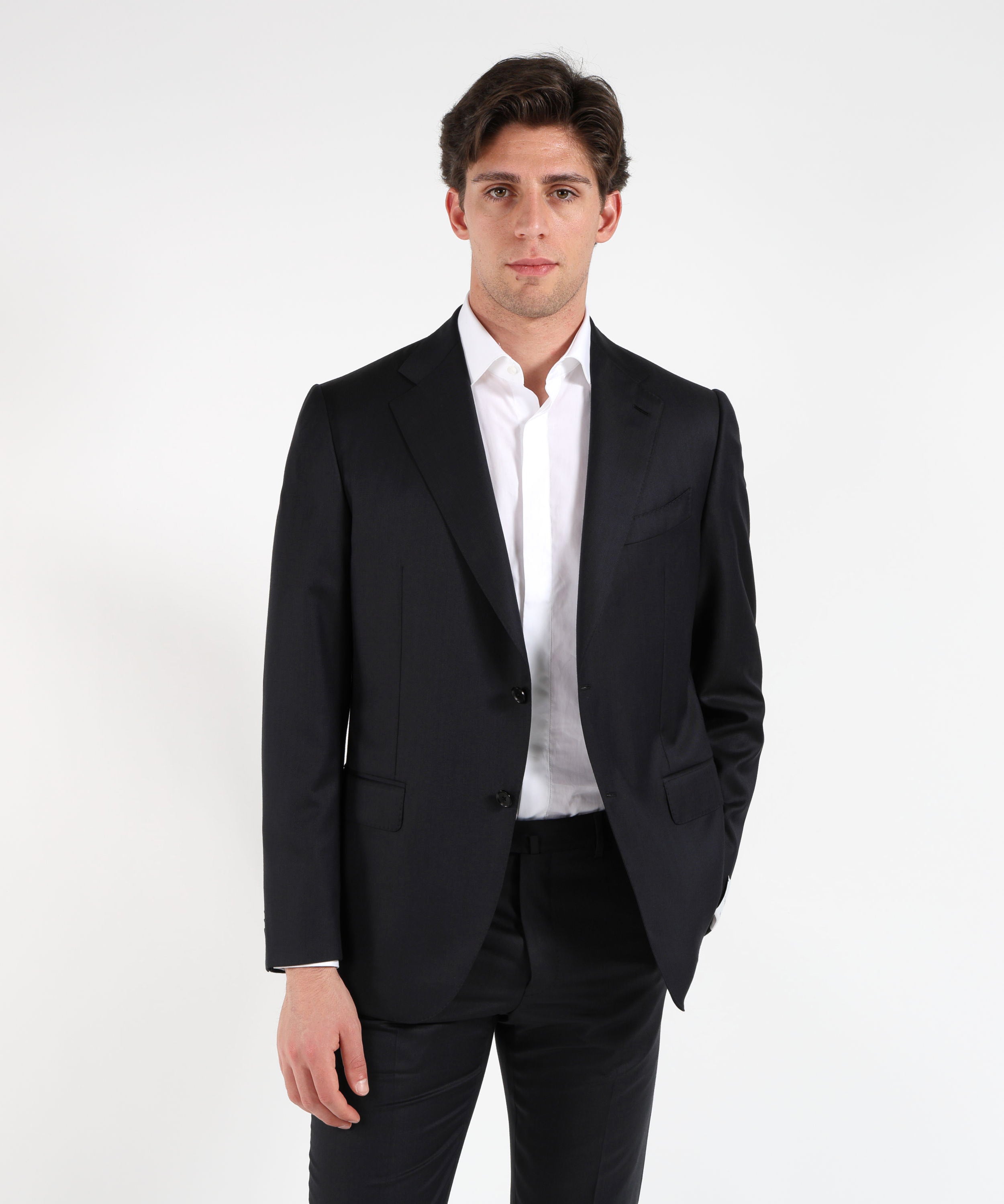 Dresses & Suits CARUSO  Men’s two-button suit – Norma line Blu scuro | CARUSO