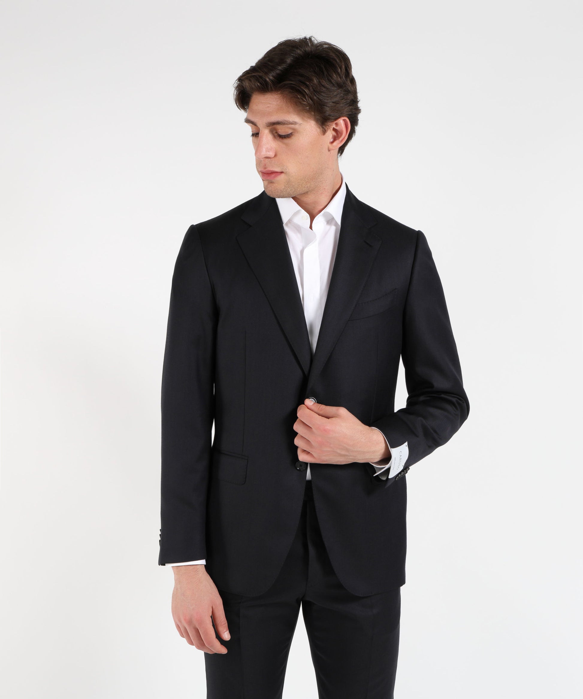 Dresses &amp; Suits CARUSO  Men’s two-button suit – Norma line Blu scuro | CARUSO