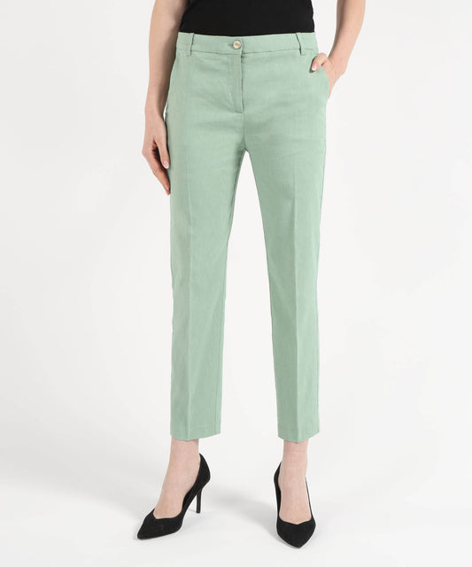 Pantaloni PINKO Pantalone Elegante Donna Verde | PINKO
