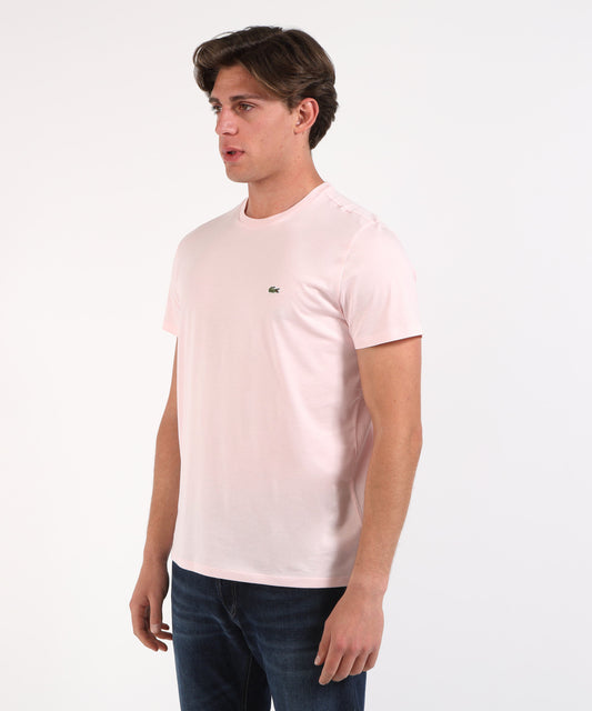 T-shirt LACOSTE t-shirt in cotone Rosa | LACOSTE