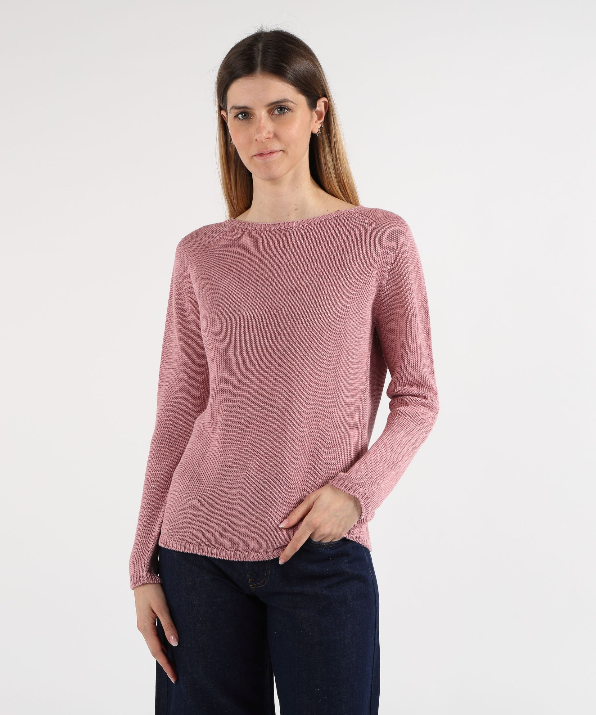 'S MAX MARA Giolino maglia basic in filato di lino