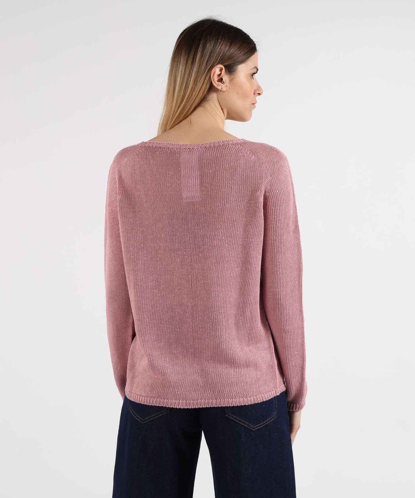 'S MAX MARA Giolino maglia basic in filato di lino