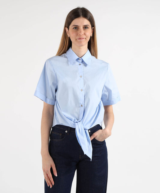 LIUJO BLACK Camicia con nodo