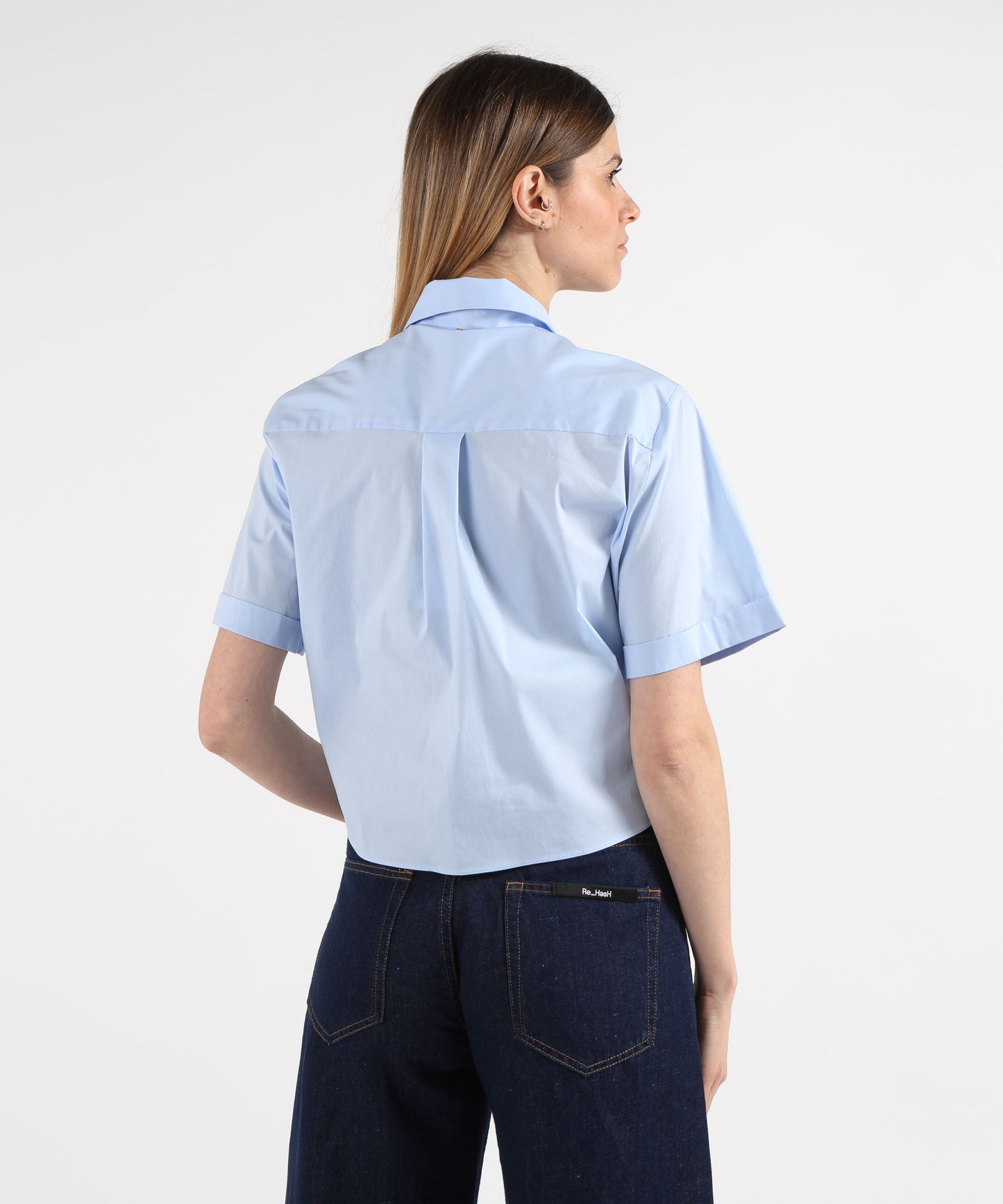 LIUJO BLACK Camicia con nodo