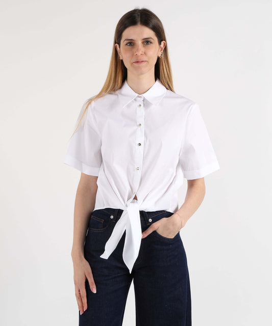 Camicie LIUJO BLACK Camicia con nodo Bianco ottico | LIUJO BLACK