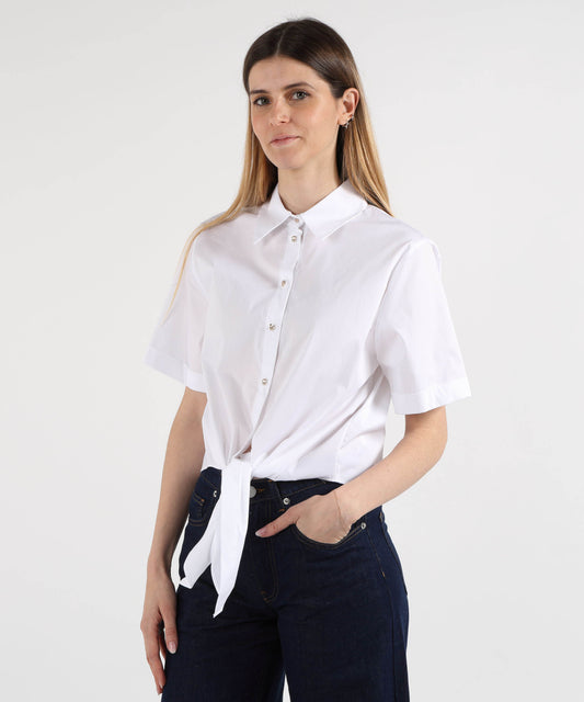 Camicie LIUJO BLACK Camicia con nodo Bianco ottico | LIUJO BLACK