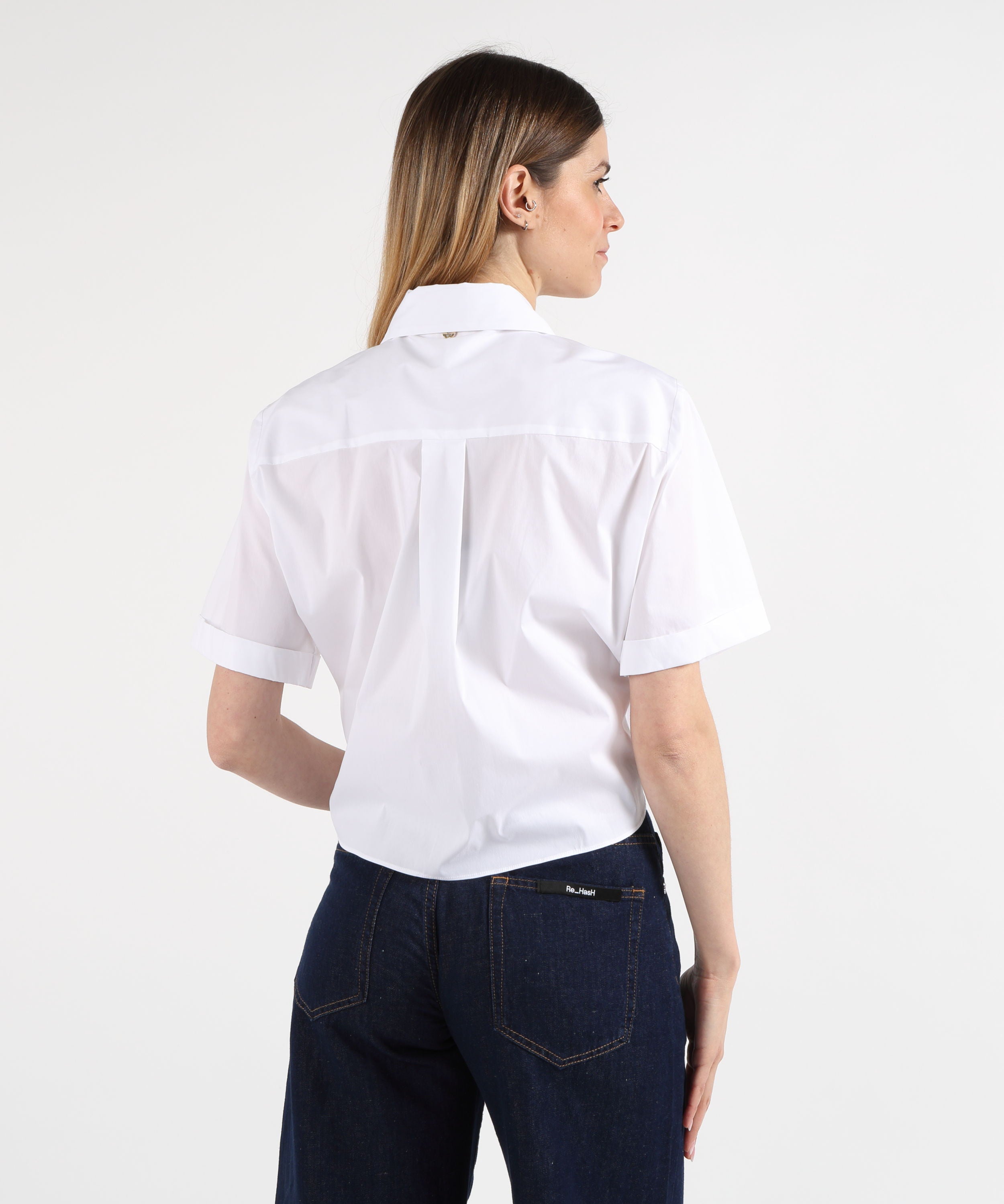 Camicie LIUJO BLACK Camicia con nodo Bianco ottico | LIUJO BLACK