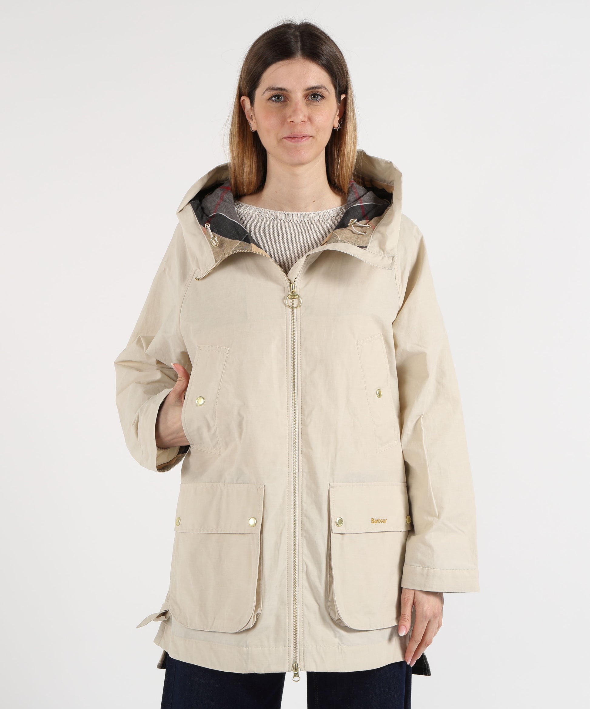 Impermeabili BARBOUR Giacca antipioggia Middlemarch Crema | BARBOUR