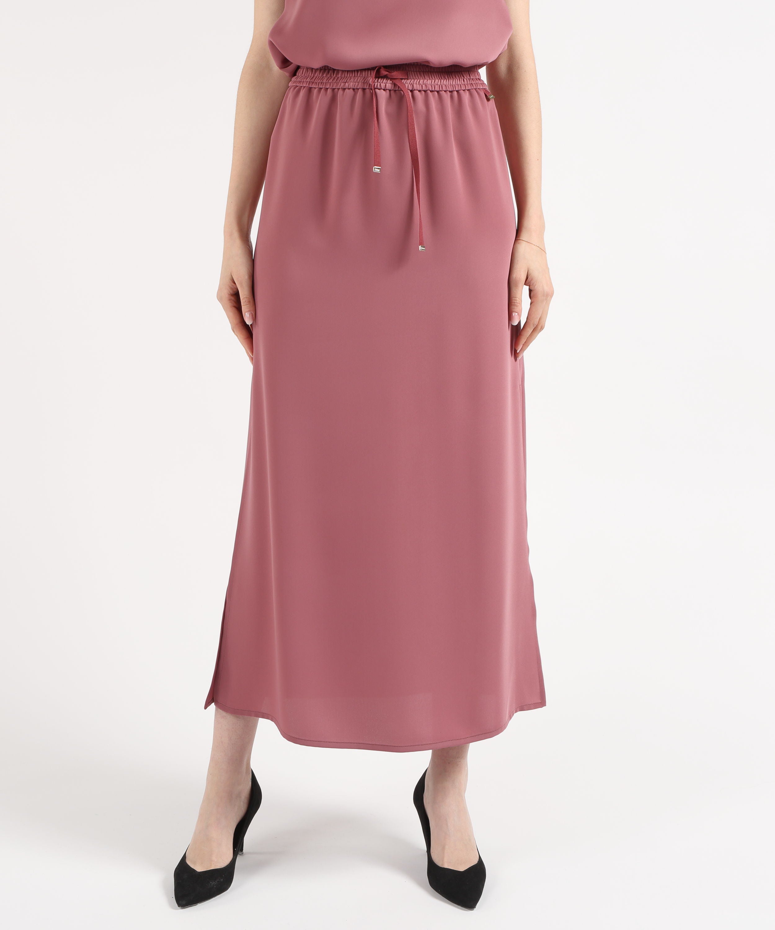 Gonne HERNO Gonna midi in raso Rosa | HERNO