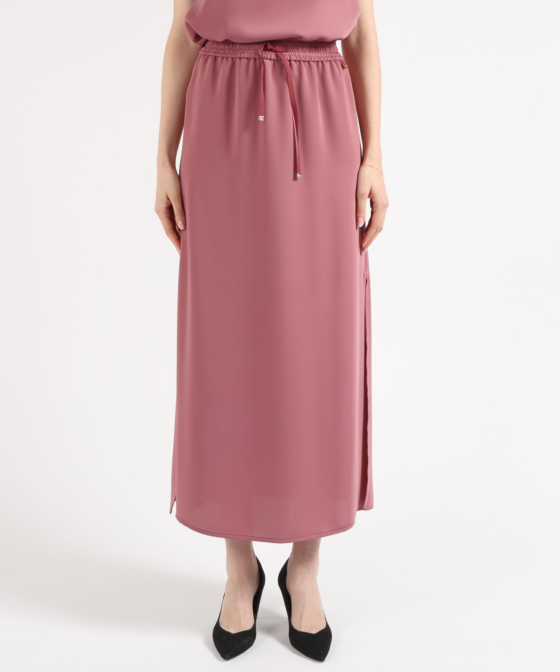 Gonne HERNO Gonna midi in raso Rosa | HERNO