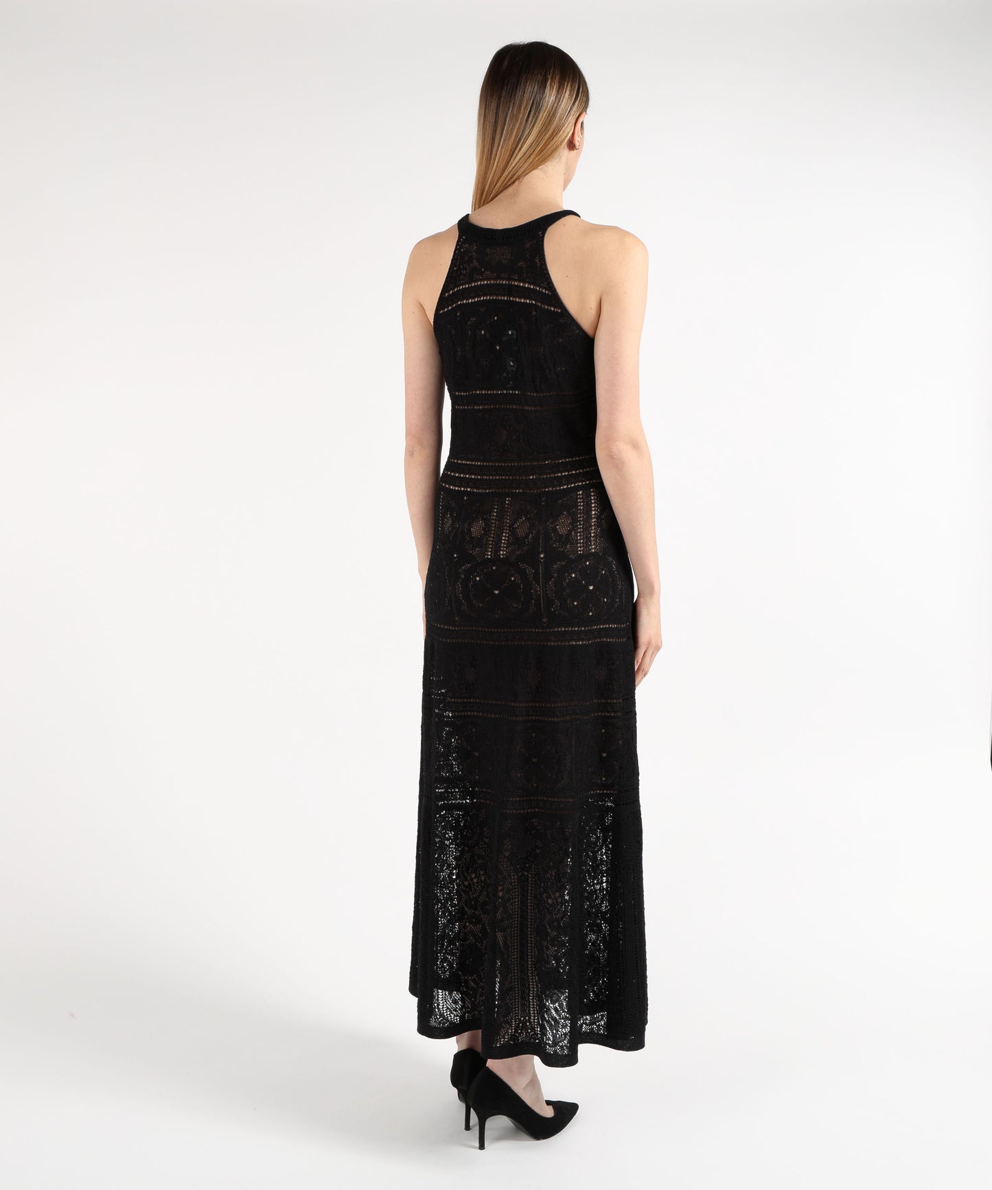 D.EXTERIOR Abito Lungo in Crochet