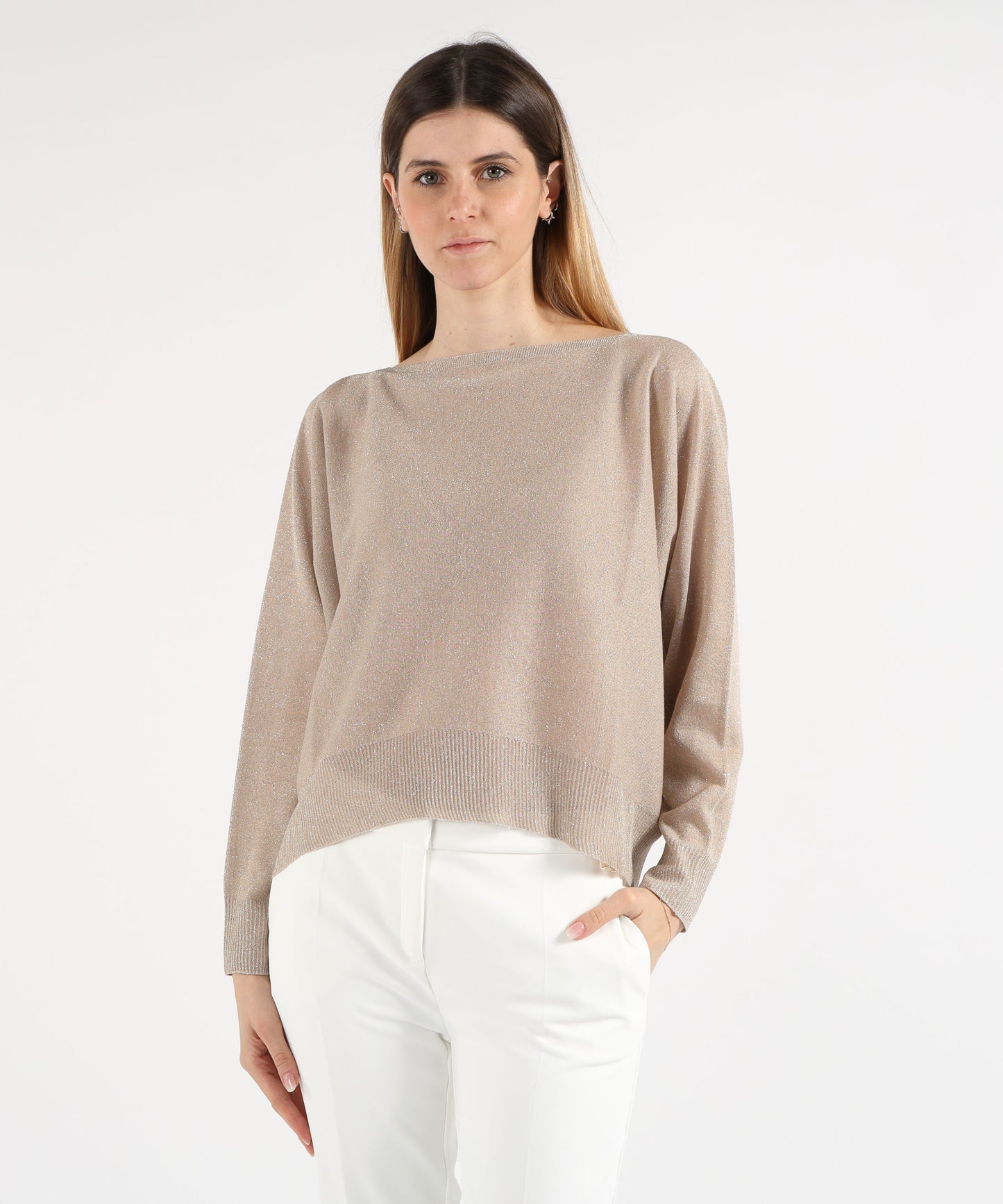 D.EXTERIOR Maglia Morbida a Manica Lunga